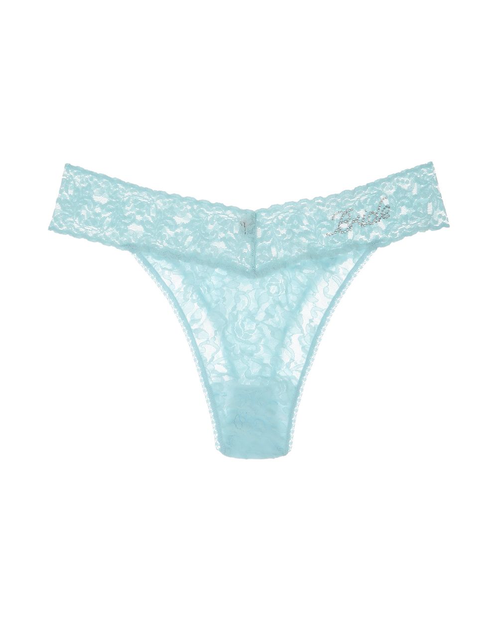 Hanky Panky "Bride" Original Rise Thong in blue