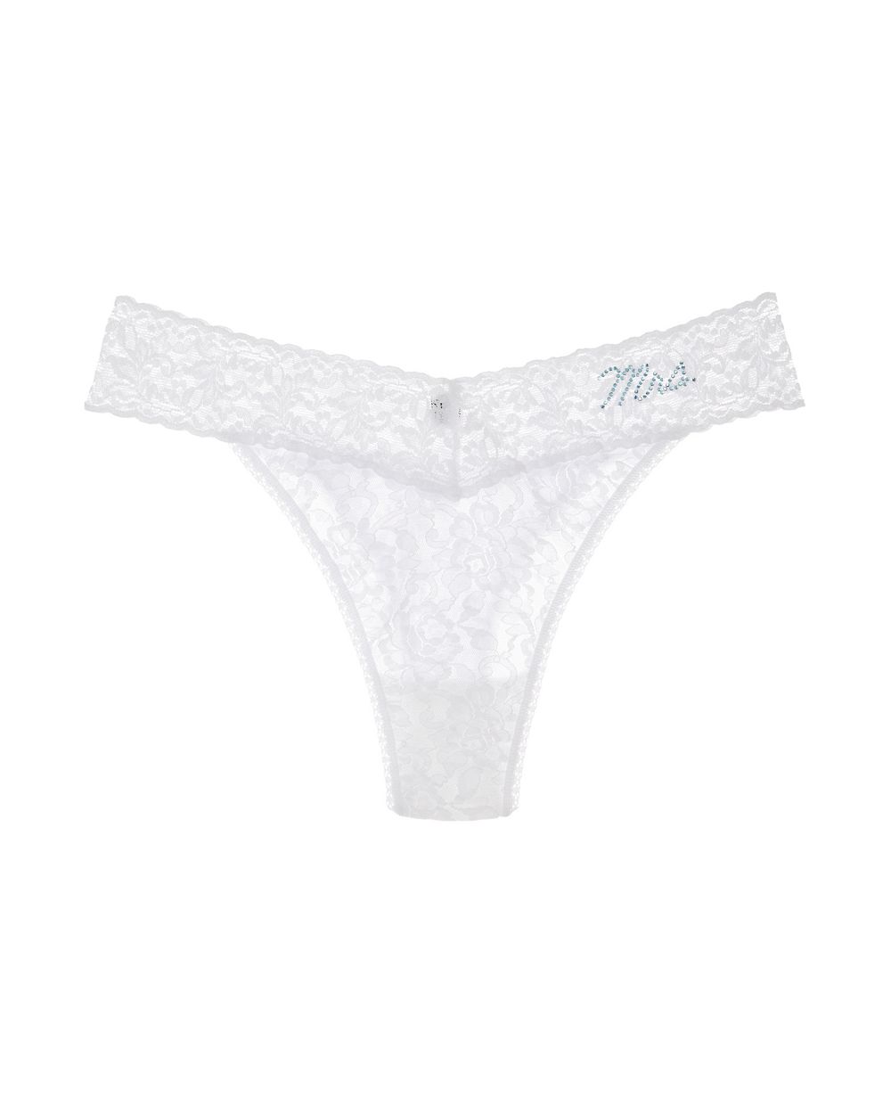 Hanky Panky "Mrs" Original Rise Thong in white