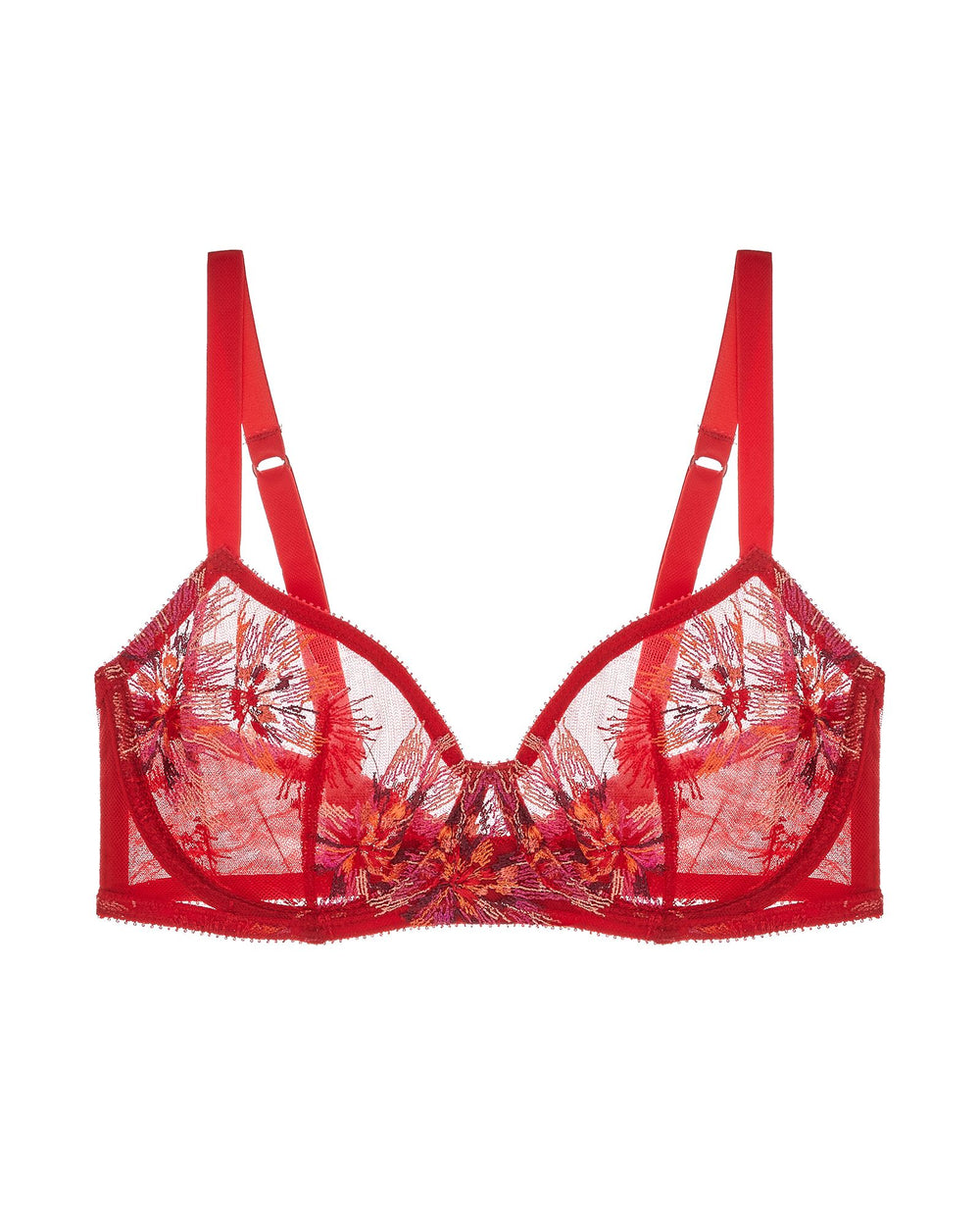 Cosabella Maasai Balconette Bra in red