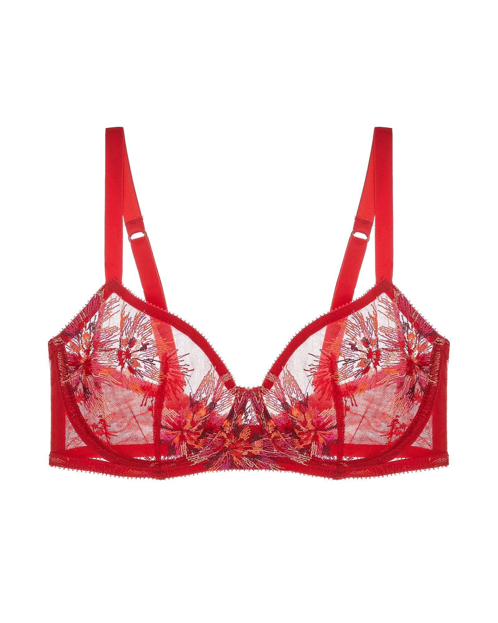 Cosabella Maasai Balconette Bra in red
