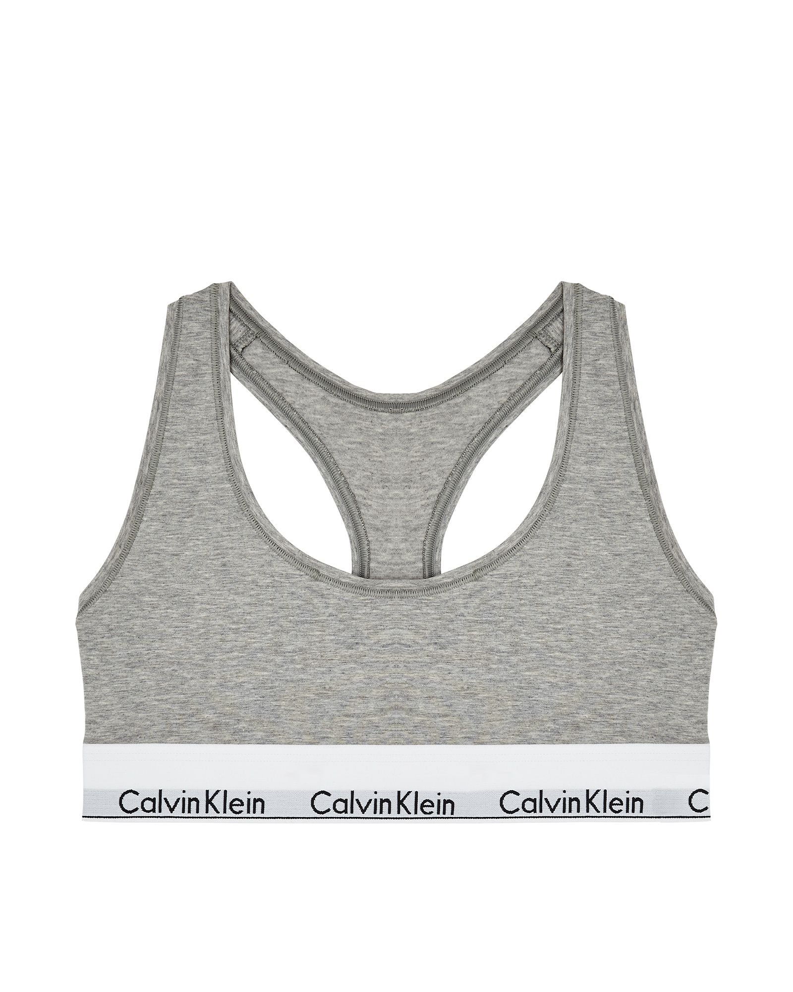 Calvin Klein Modern Cotton Bralette in gray