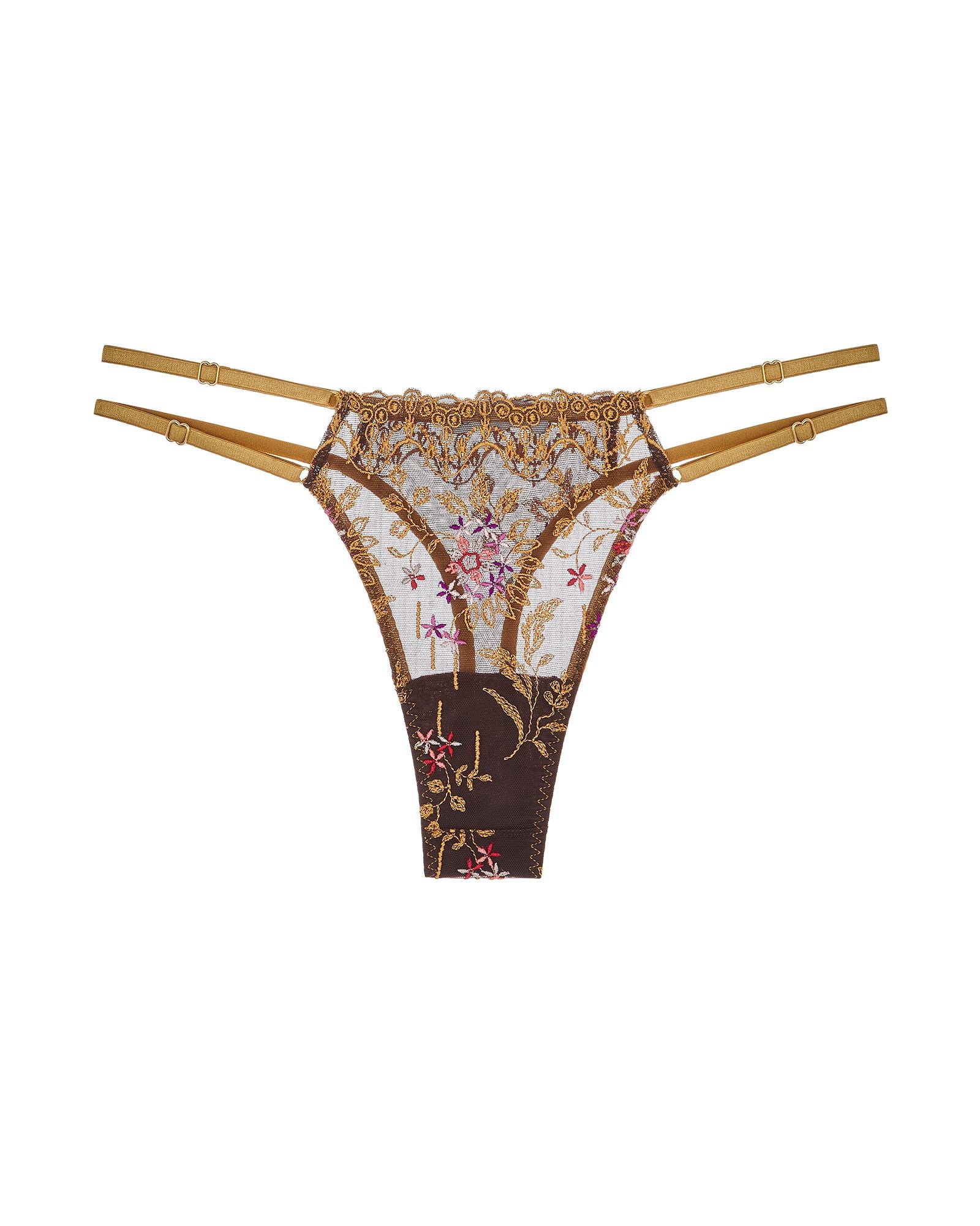 Cosabella Usha Thong in yellow
