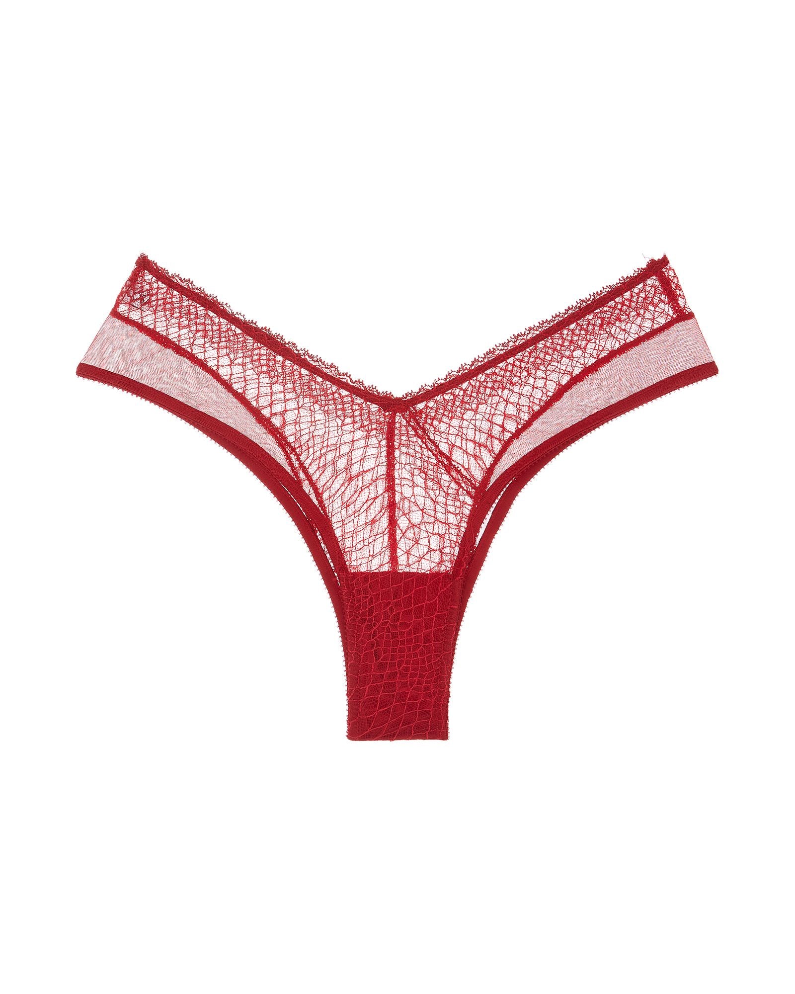 Cosabella Sutra V-Brazliain in red