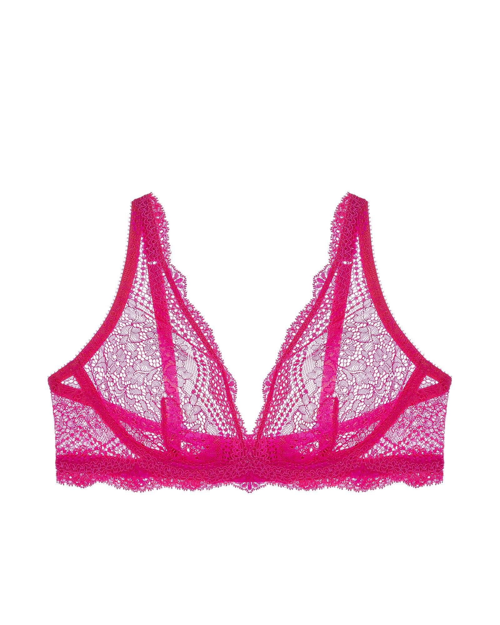 Cosabella Forte Longline Bralette in pink