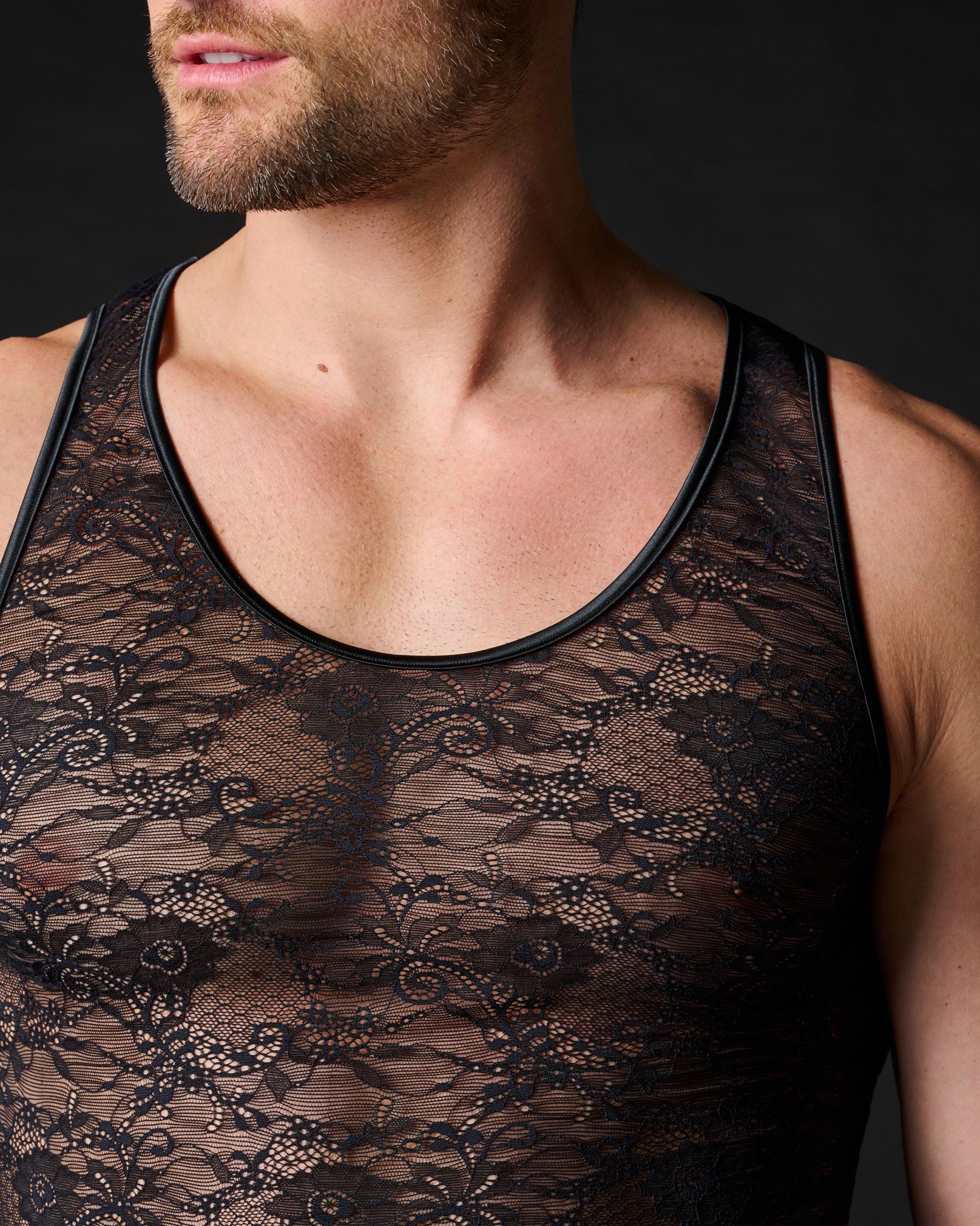 Journelle Sapna Mens Tank in black