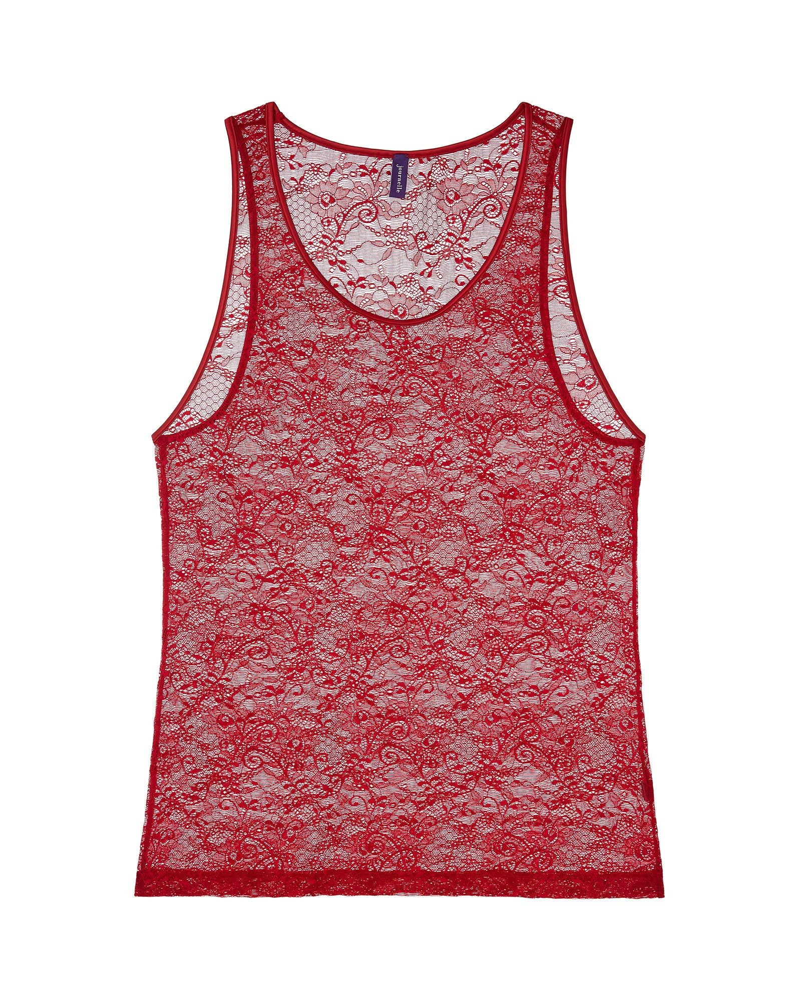 Journelle Sapna Mens Tank in red