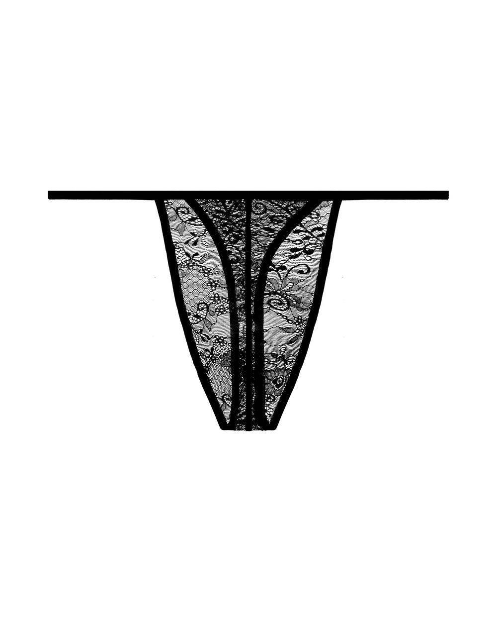 Journelle Sapna Mens Thong in black