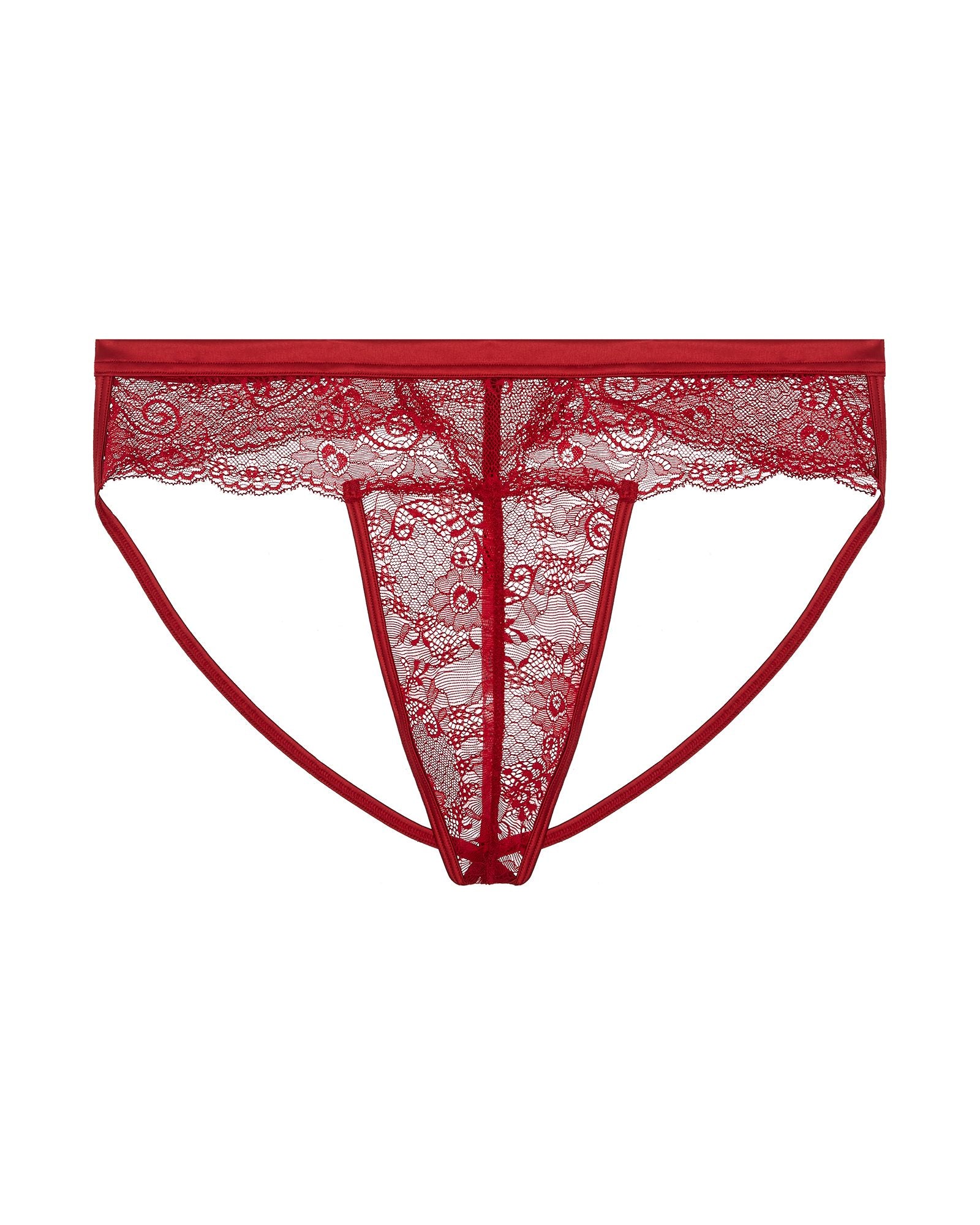 Journelle Sapna Mens Jock Strap Thong in red