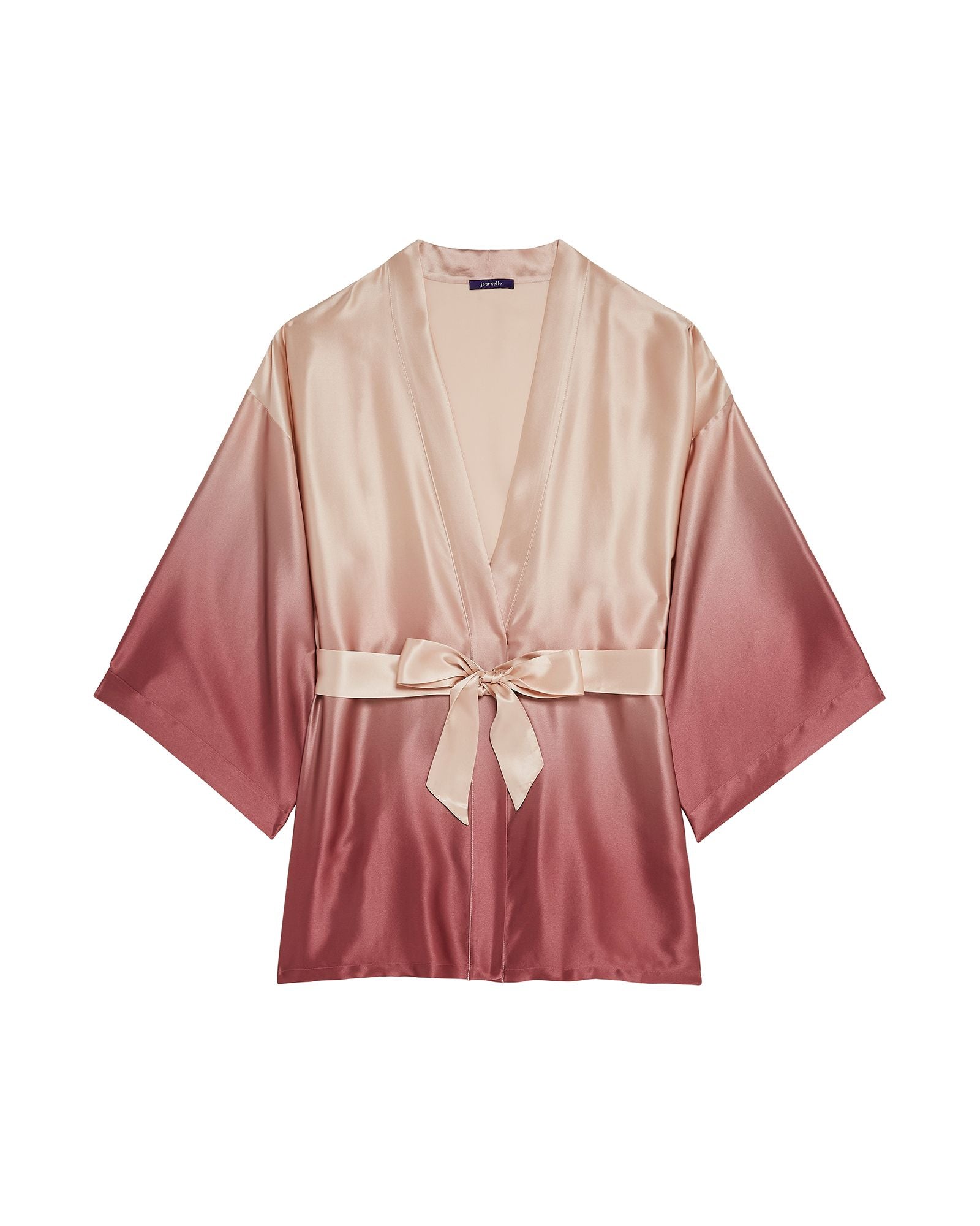 Journelle Celine Printed Classic Robe in pink
