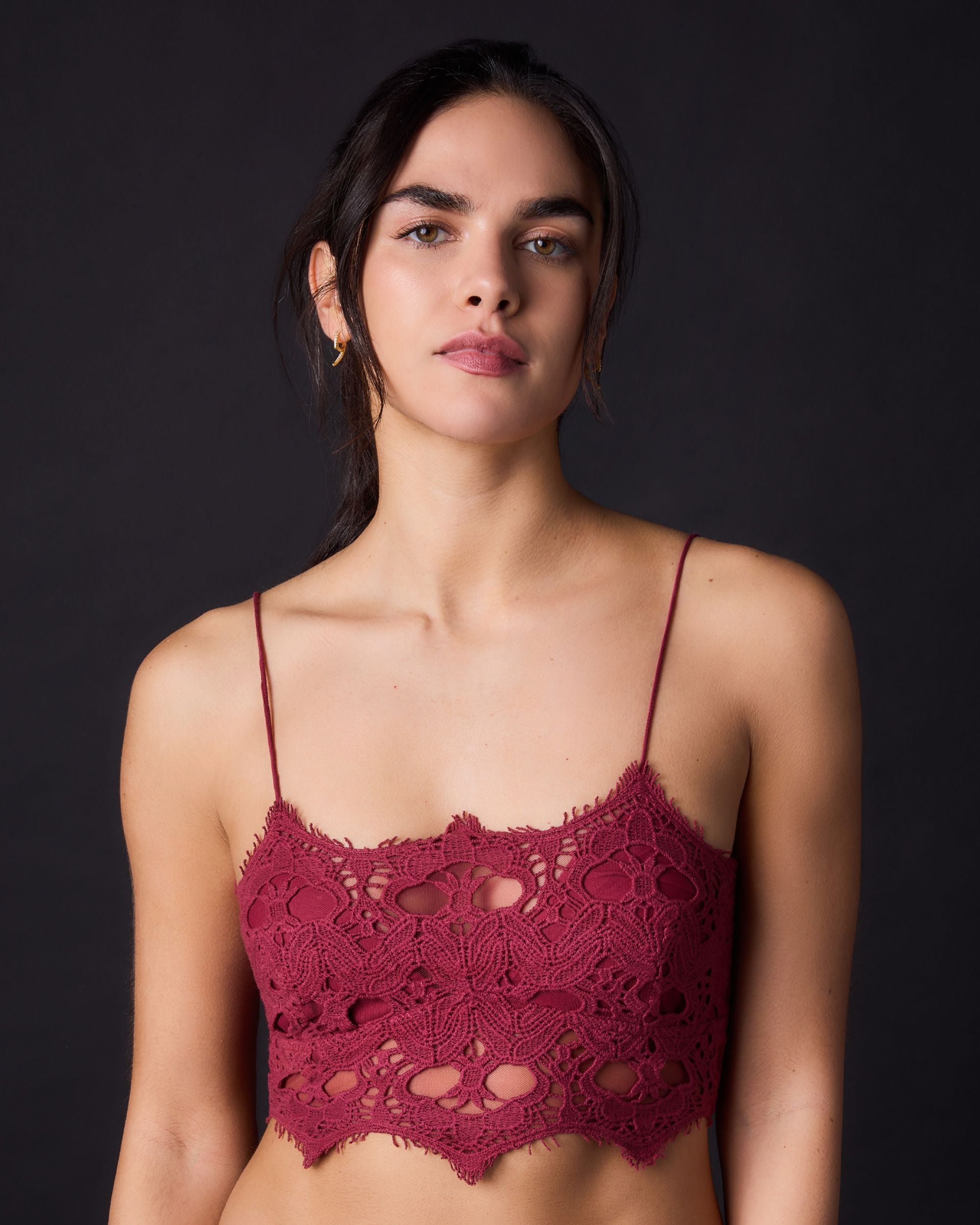 Free People Intimately FP Athena Bralette in purple