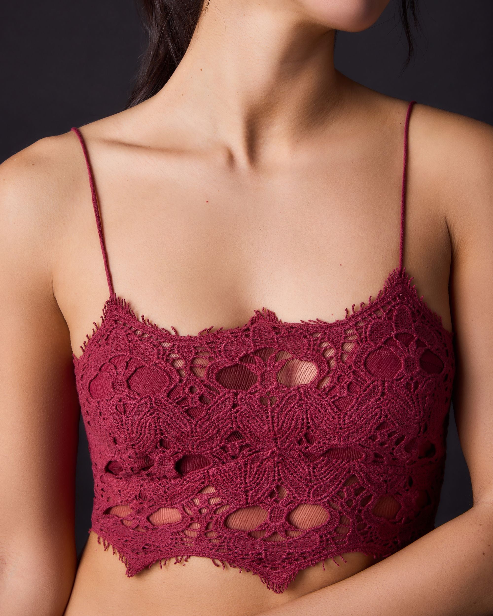 Free People Intimately FP Athena Bralette in purple