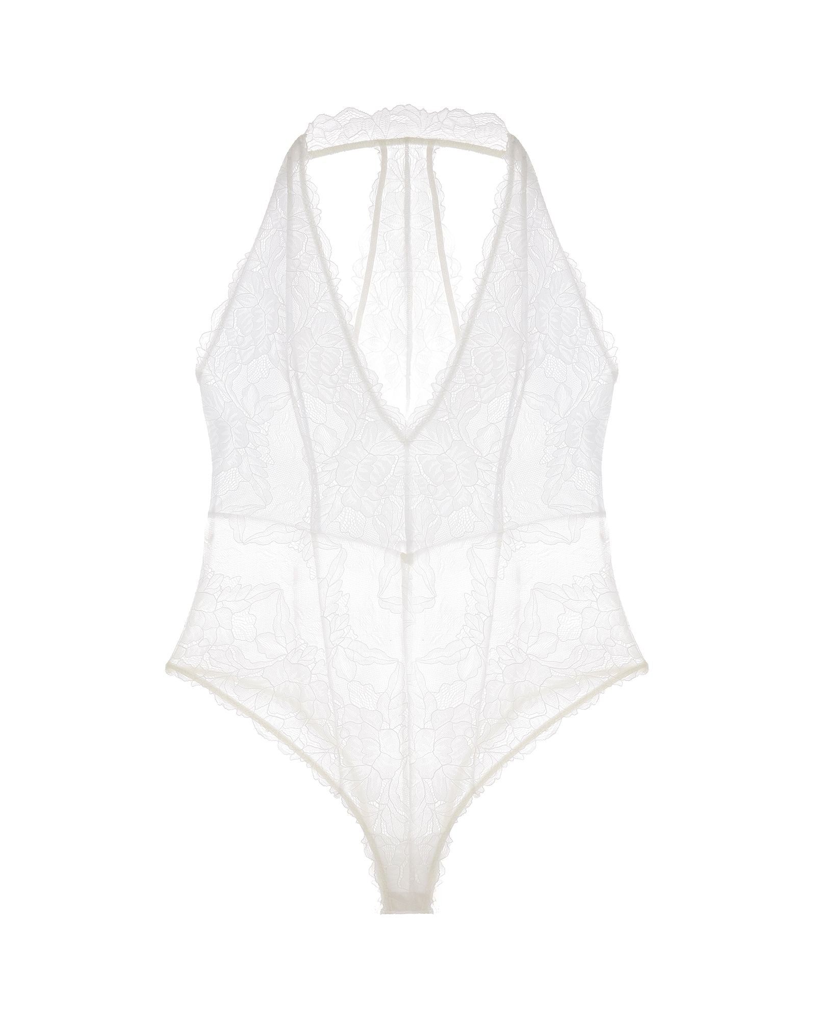 Free People Intimately FP Everyday Lace Bodysuit in white