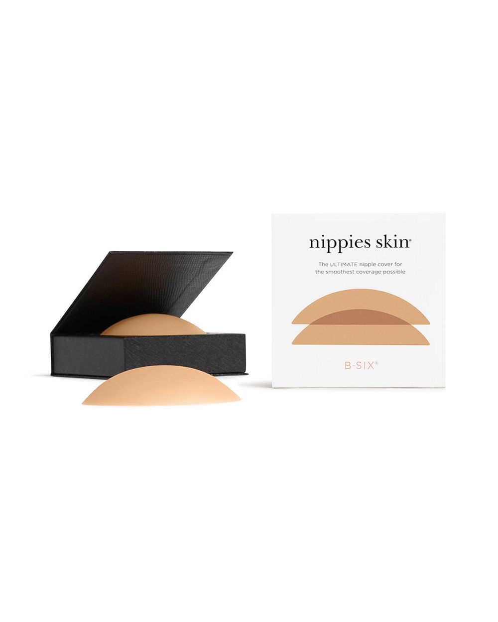 Nippies Bristols Six Skin Adhesive Nipple Covers in brown