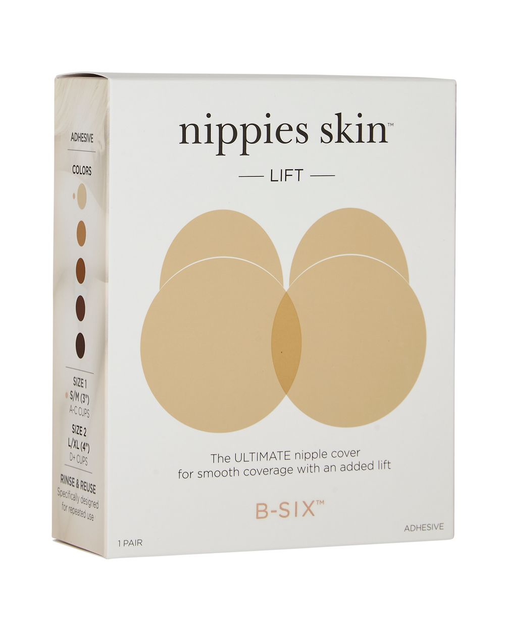 Nippies Bristols Six Lifting Nipple Covers in beige