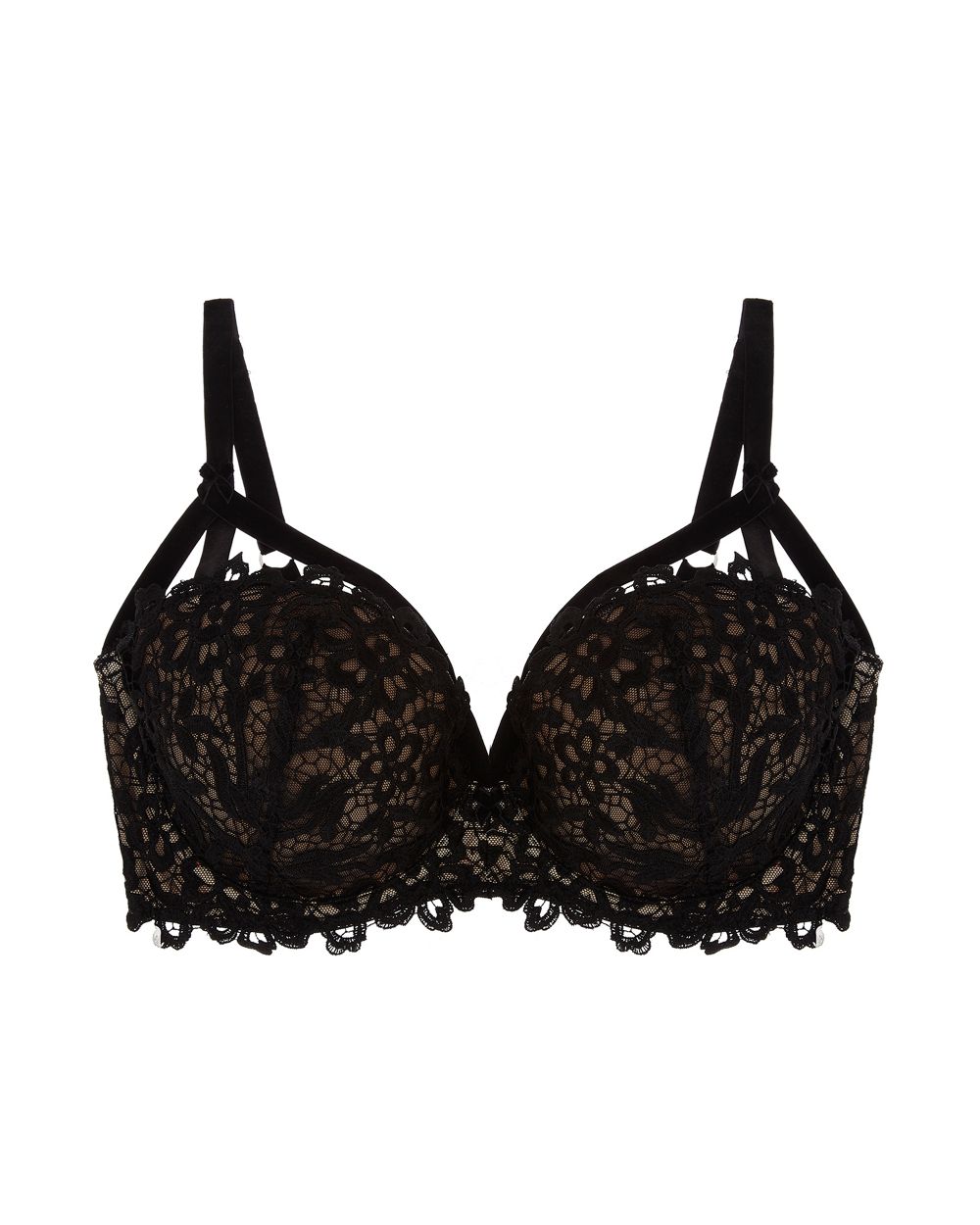 Dita Von Teese Dahlia Balconette Bra in black