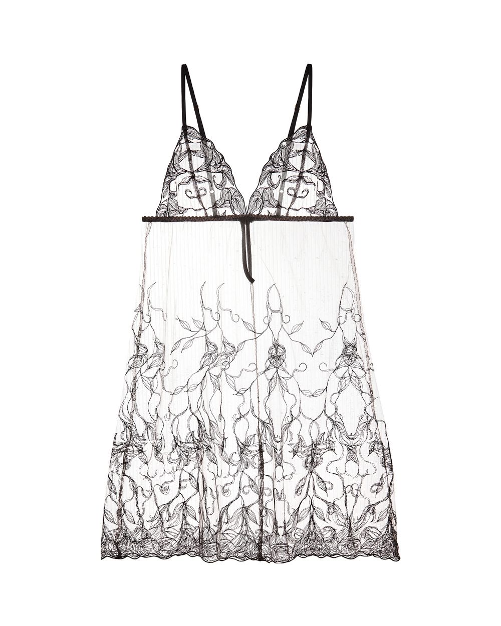 Fleur of England Audrey Babydoll in black