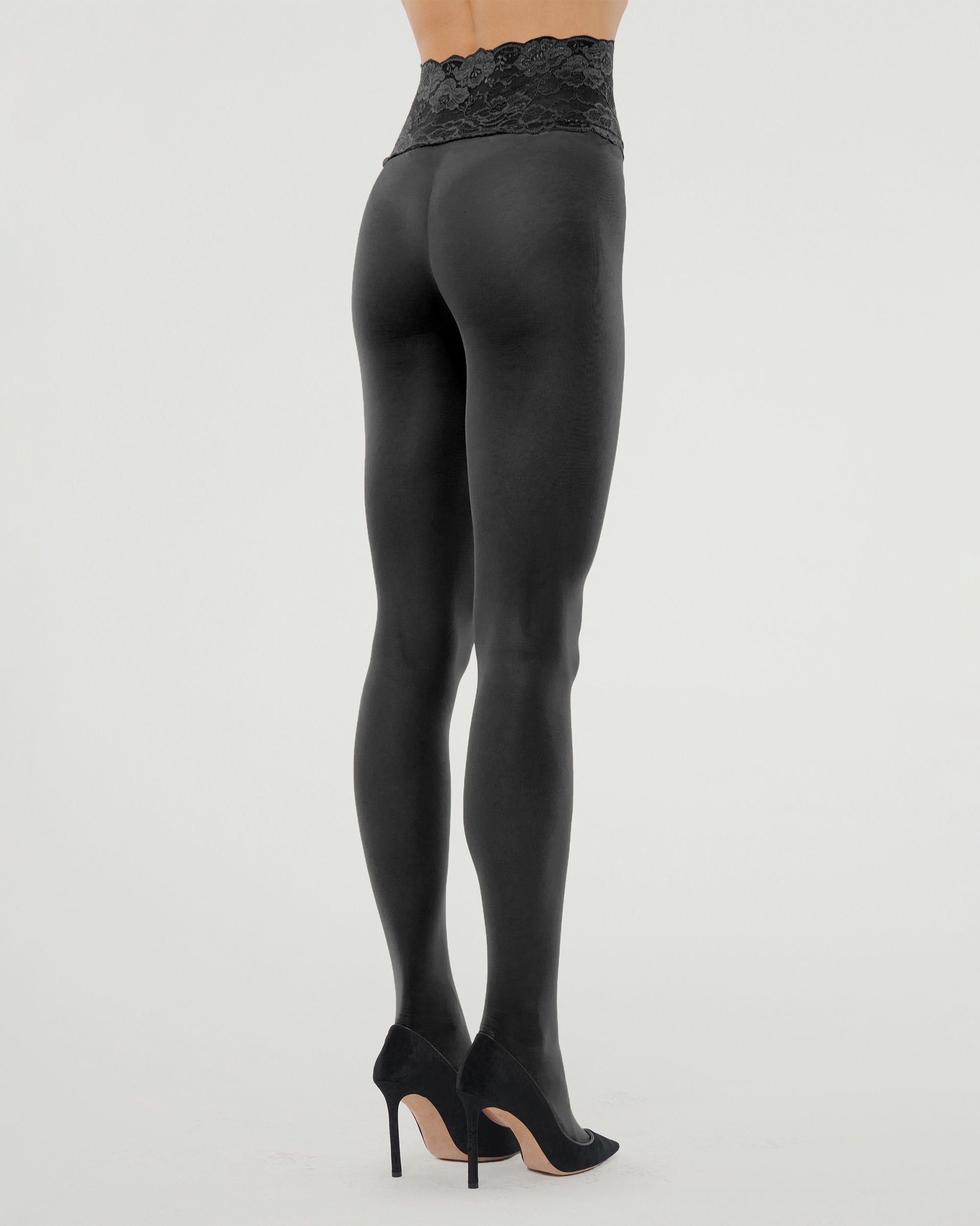 Wolford Fatal Lace Tights in black