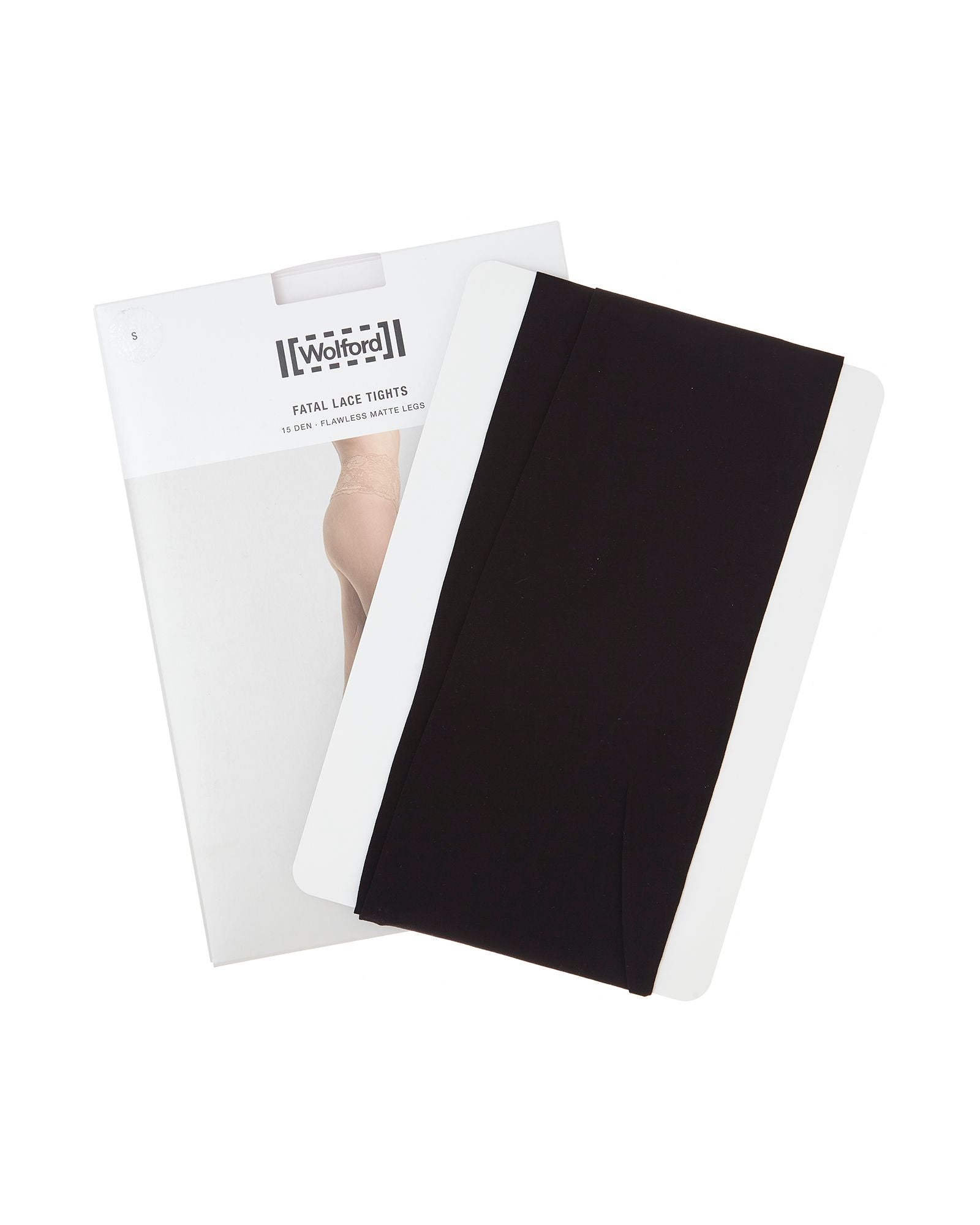 Wolford Fatal Lace Tights in black