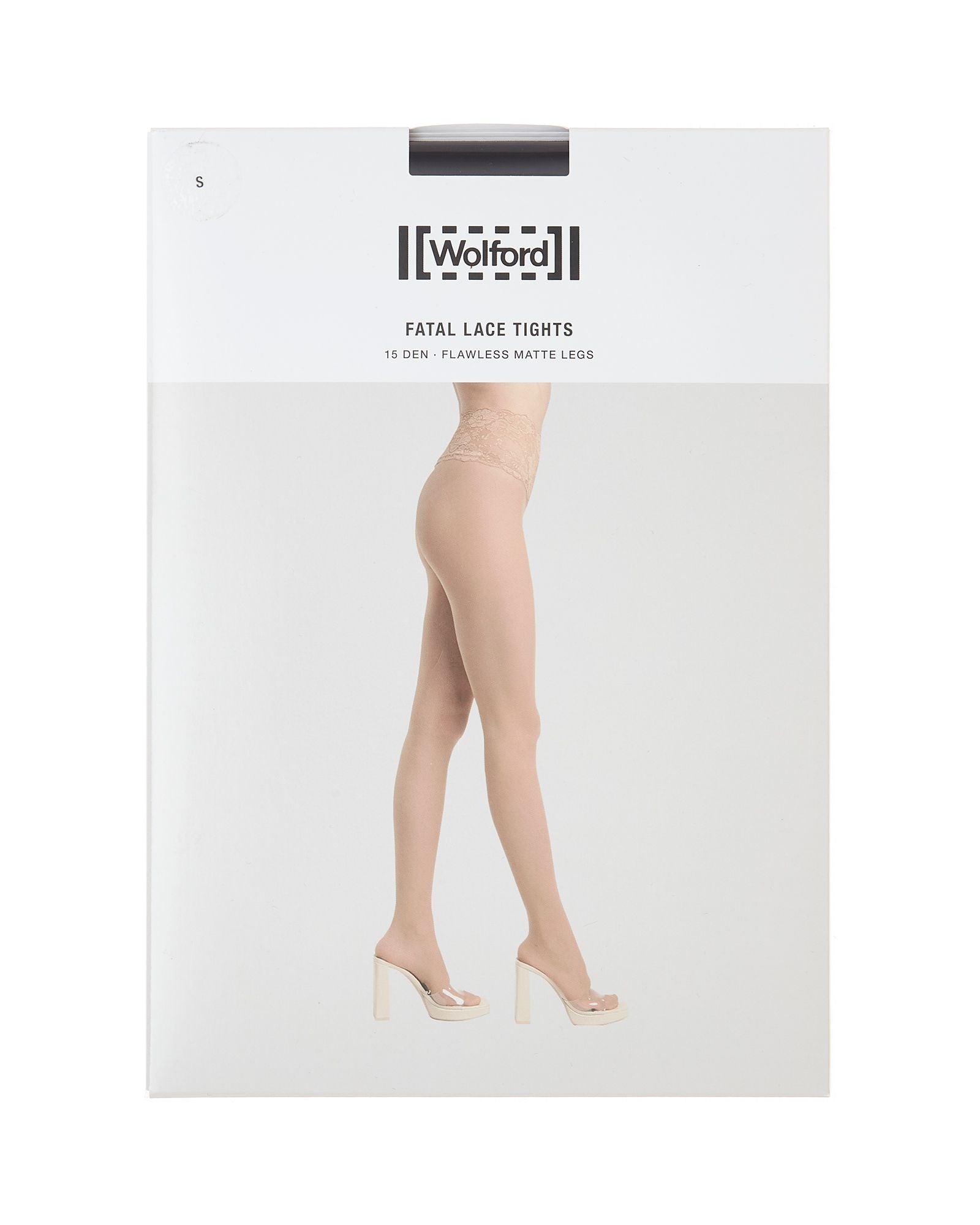 Wolford Fatal Lace Tights in black