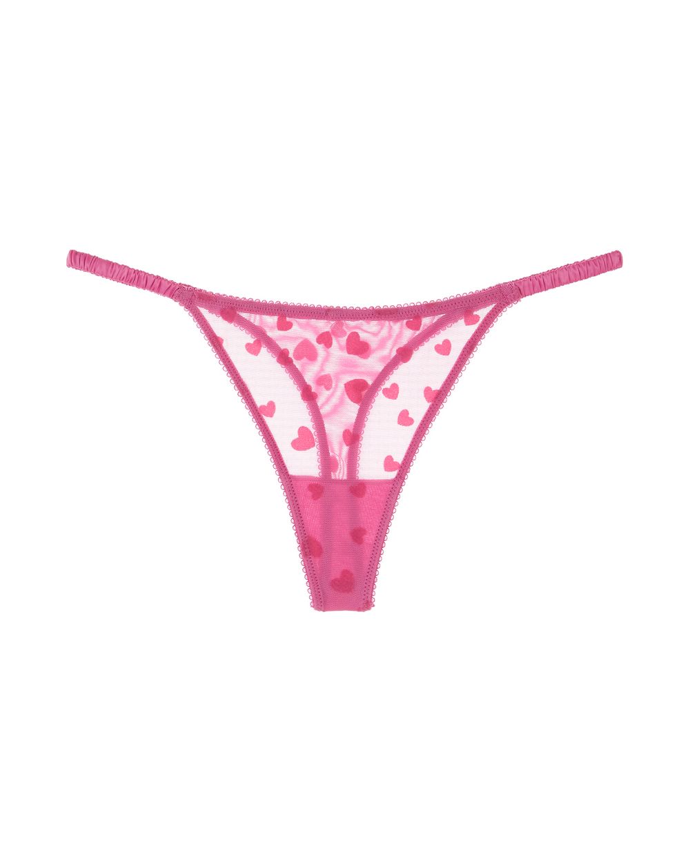 Love Stories Roomie Heart Thong in pink