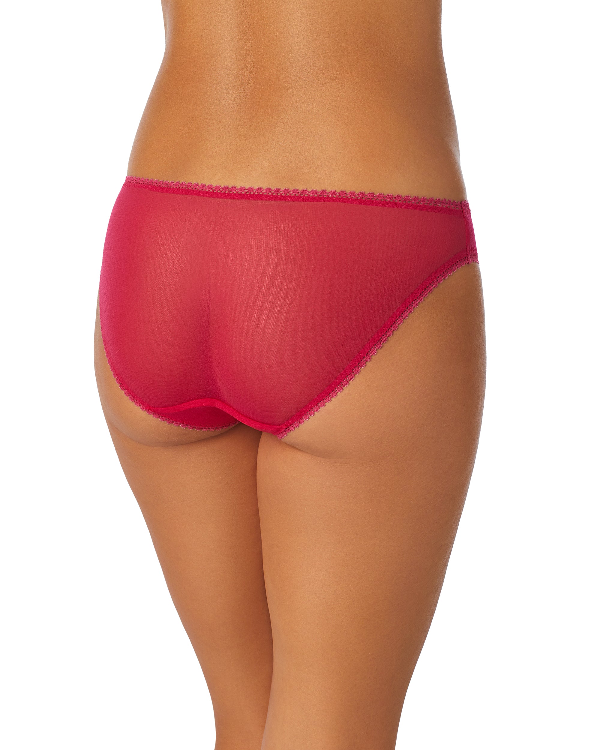 OnGossamer Mesh Hip Bikini 3 Pack in red