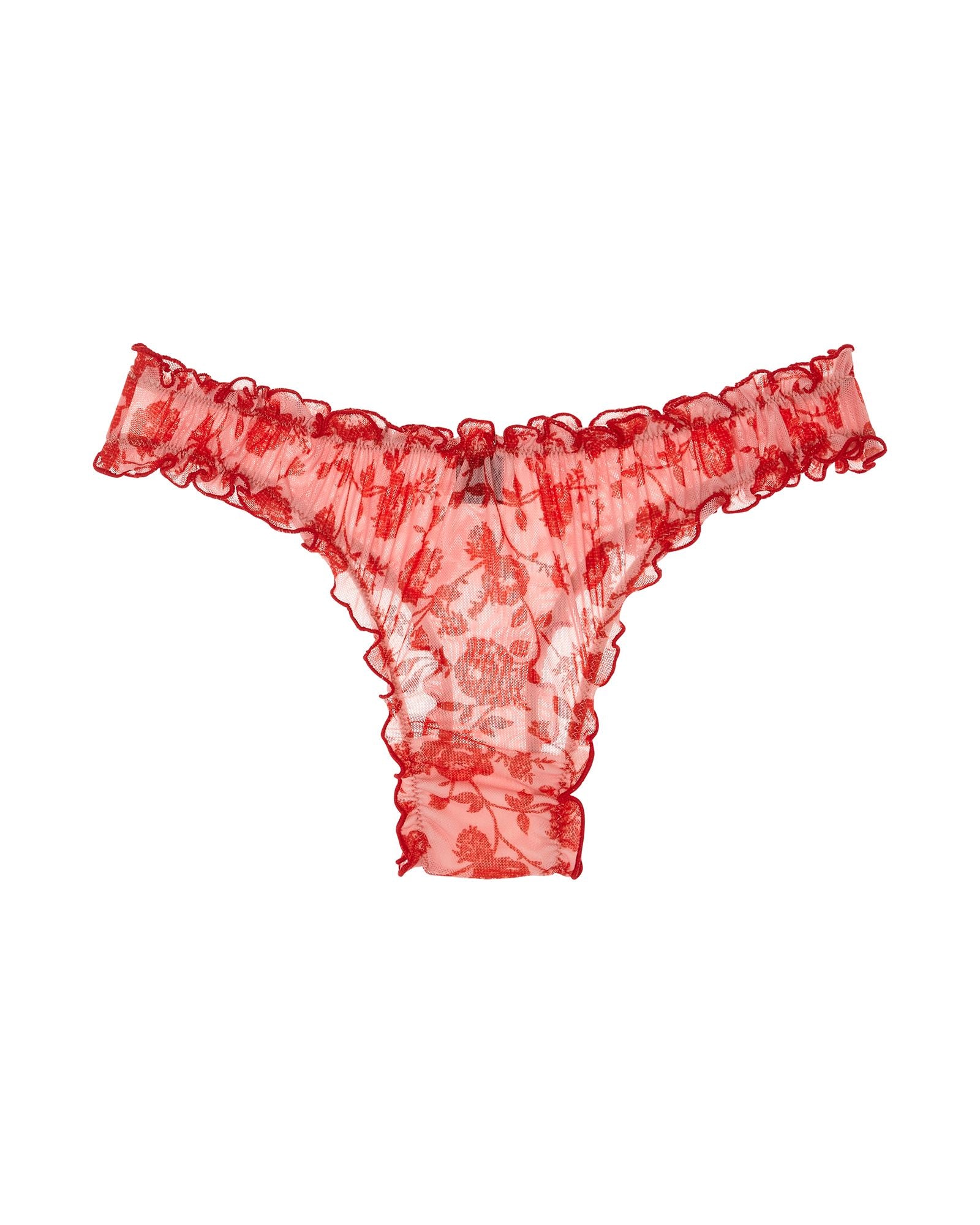 Only Hearts Charlotte Pearl Thong in red