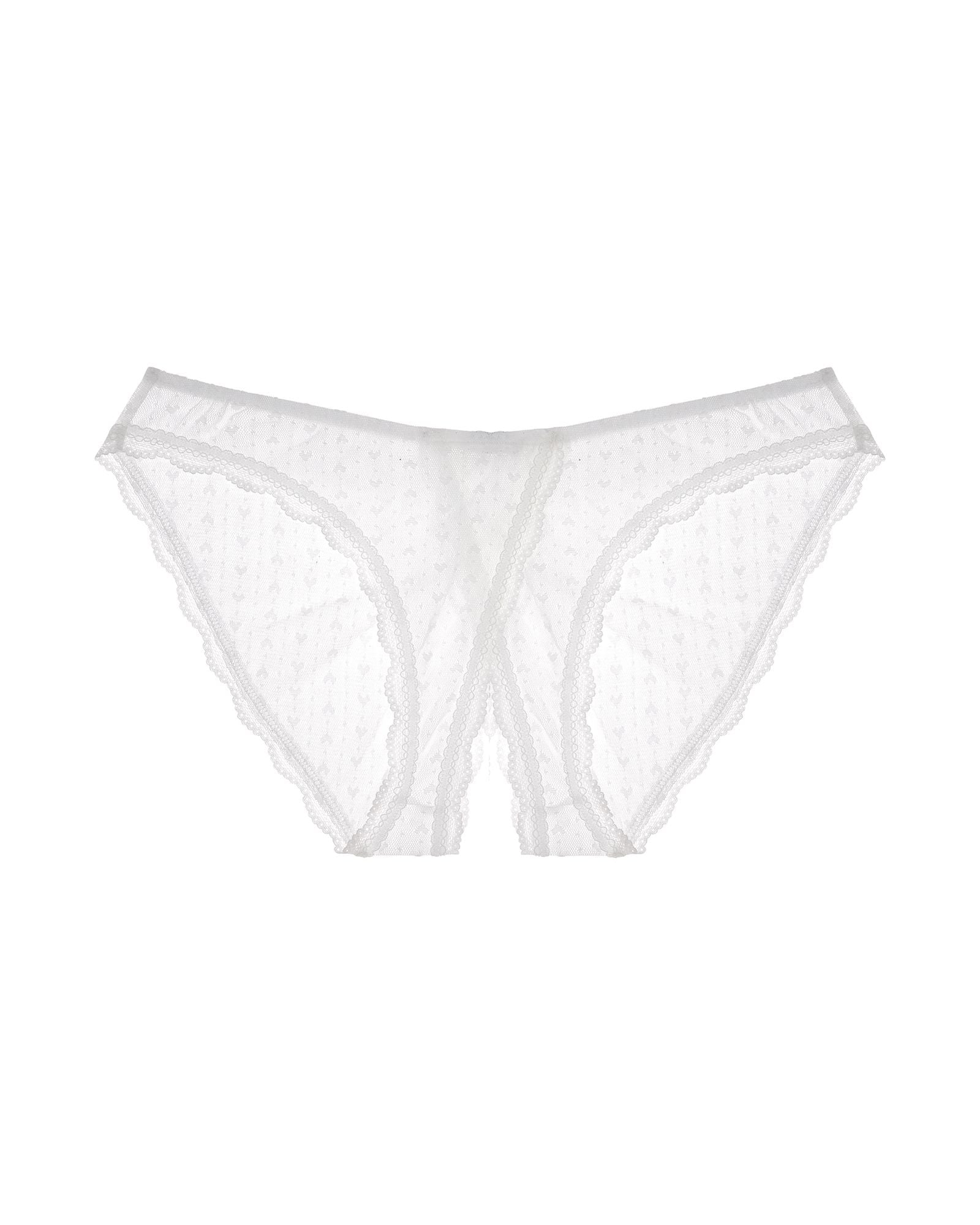 Only Hearts Exclusive Heart Coucou Coulotte in white