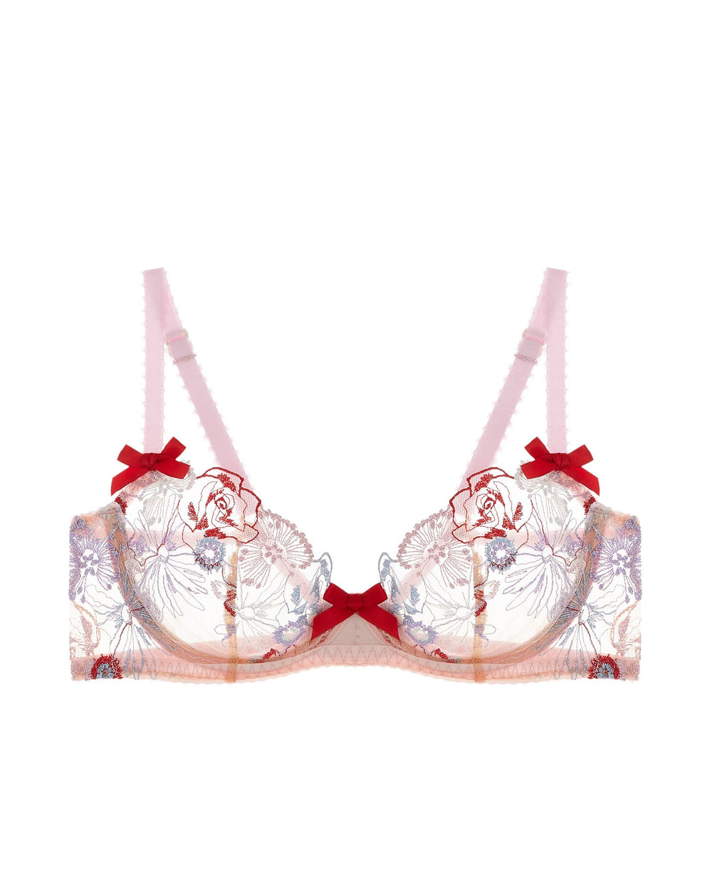 Agent Provocateur Zuri Lace Bra in pink