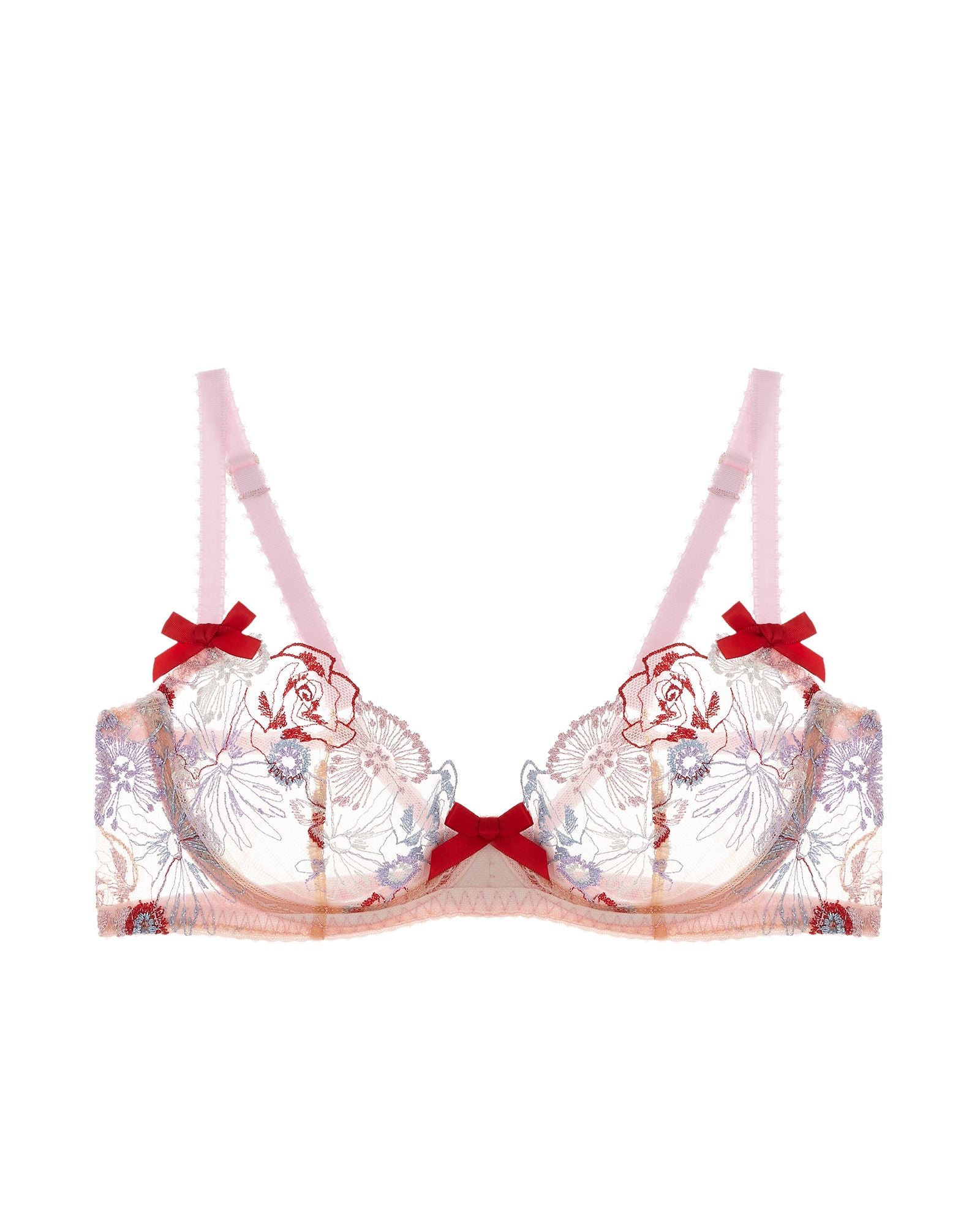 Agent Provocateur Zuri Lace Bra in pink