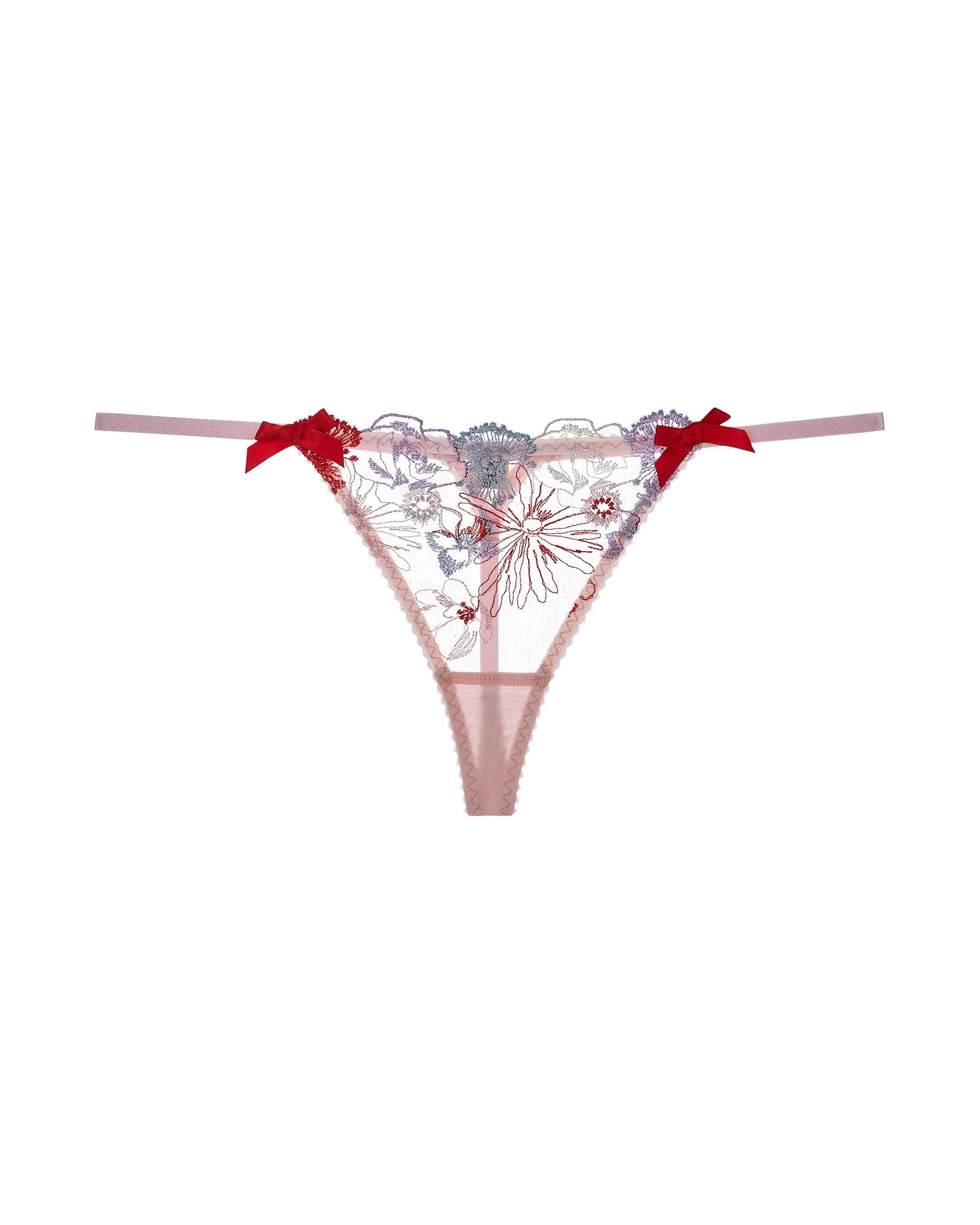 Agent Provocateur Zuri Lace Thong in pink