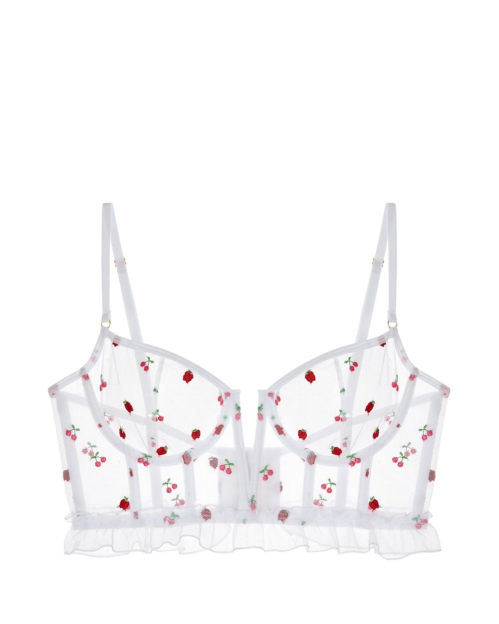 Le Petit Trou Pomme Corset in white