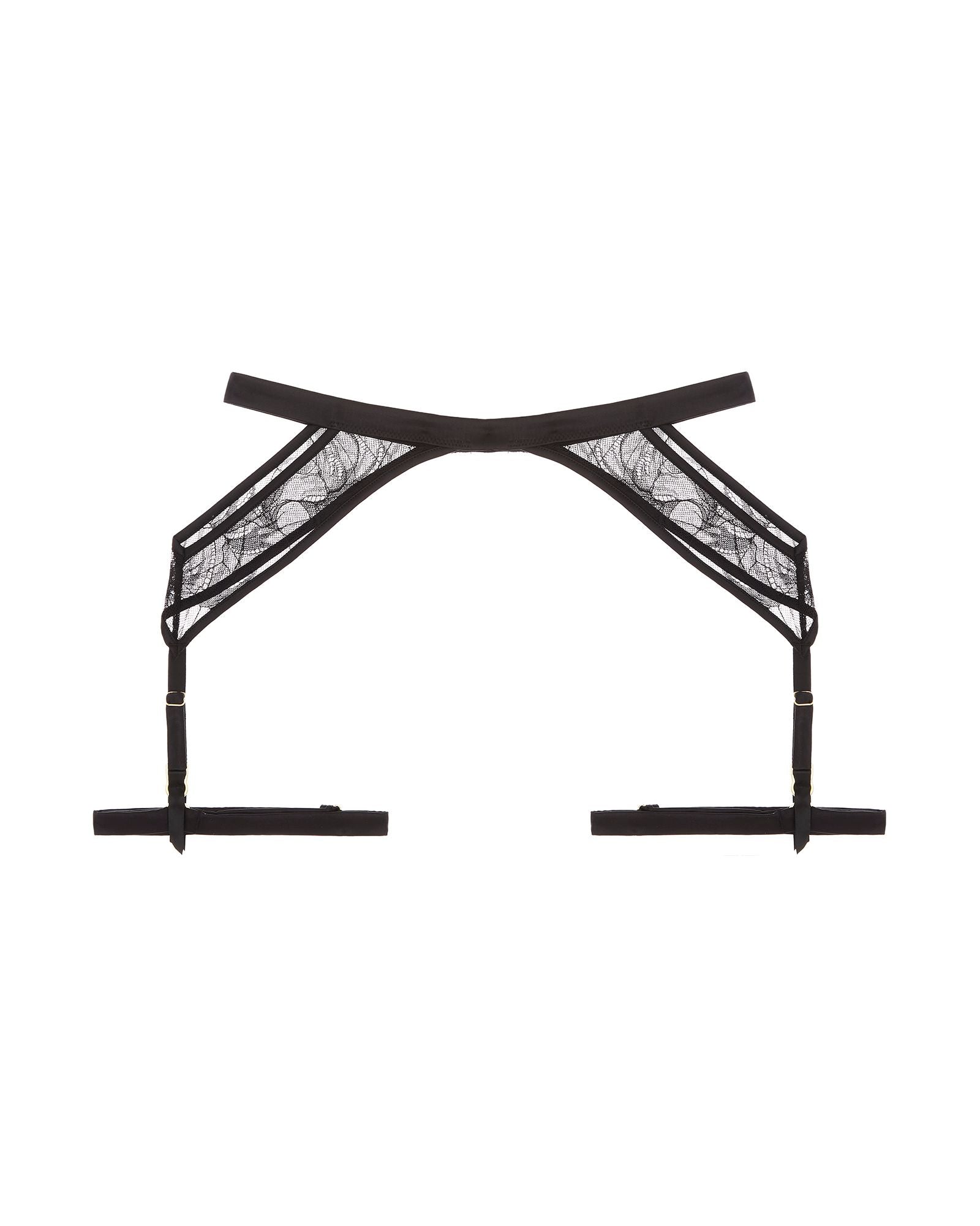 Atelier Amour Nuit A Broadway Garter Belt in black