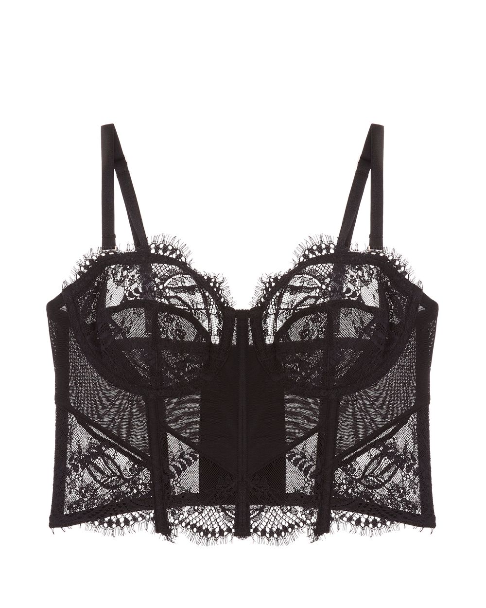 Samantha Chang Illusion Wireless Bustier in black