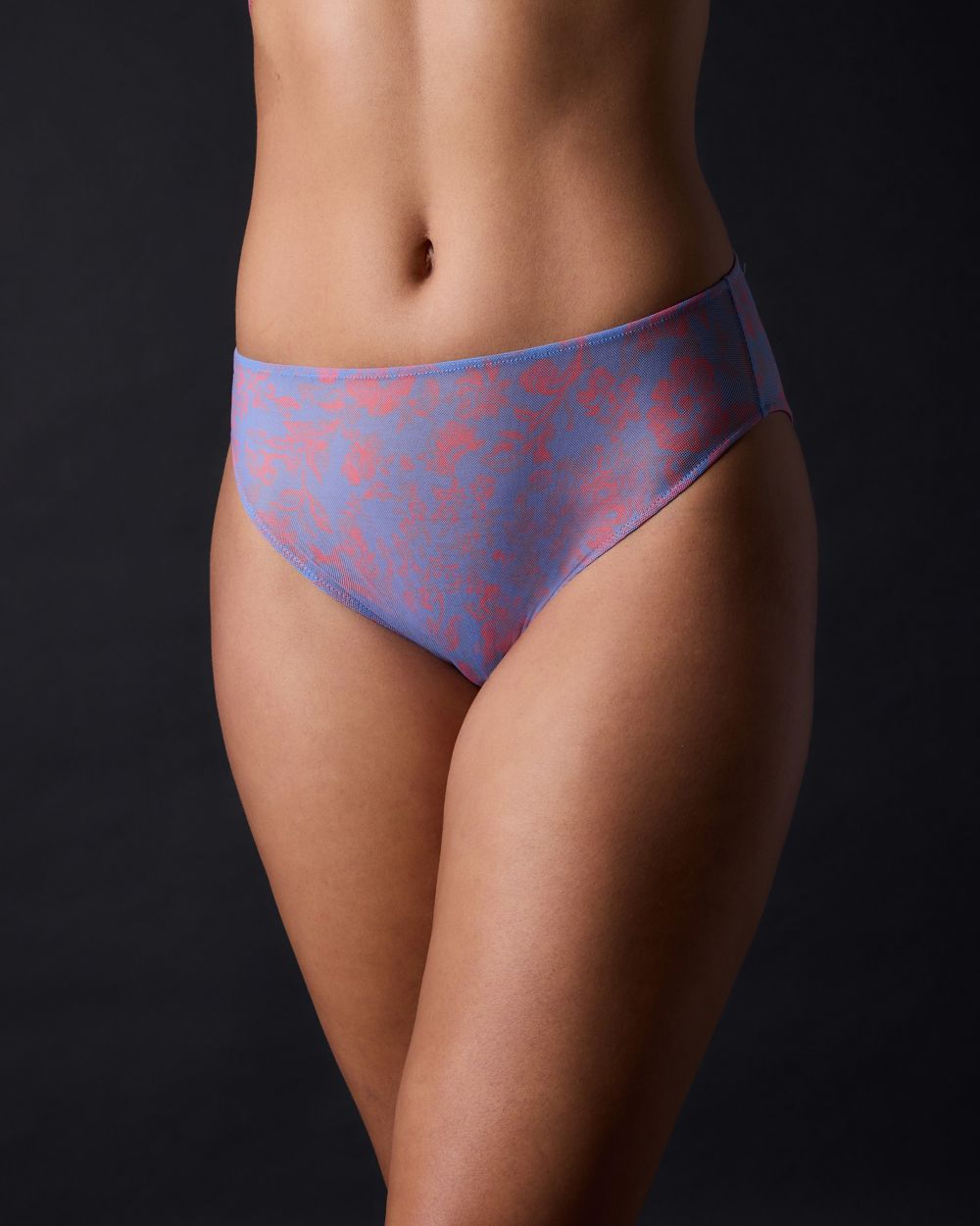 Only Hearts Tangerine Dreams High Cut Brief in blue