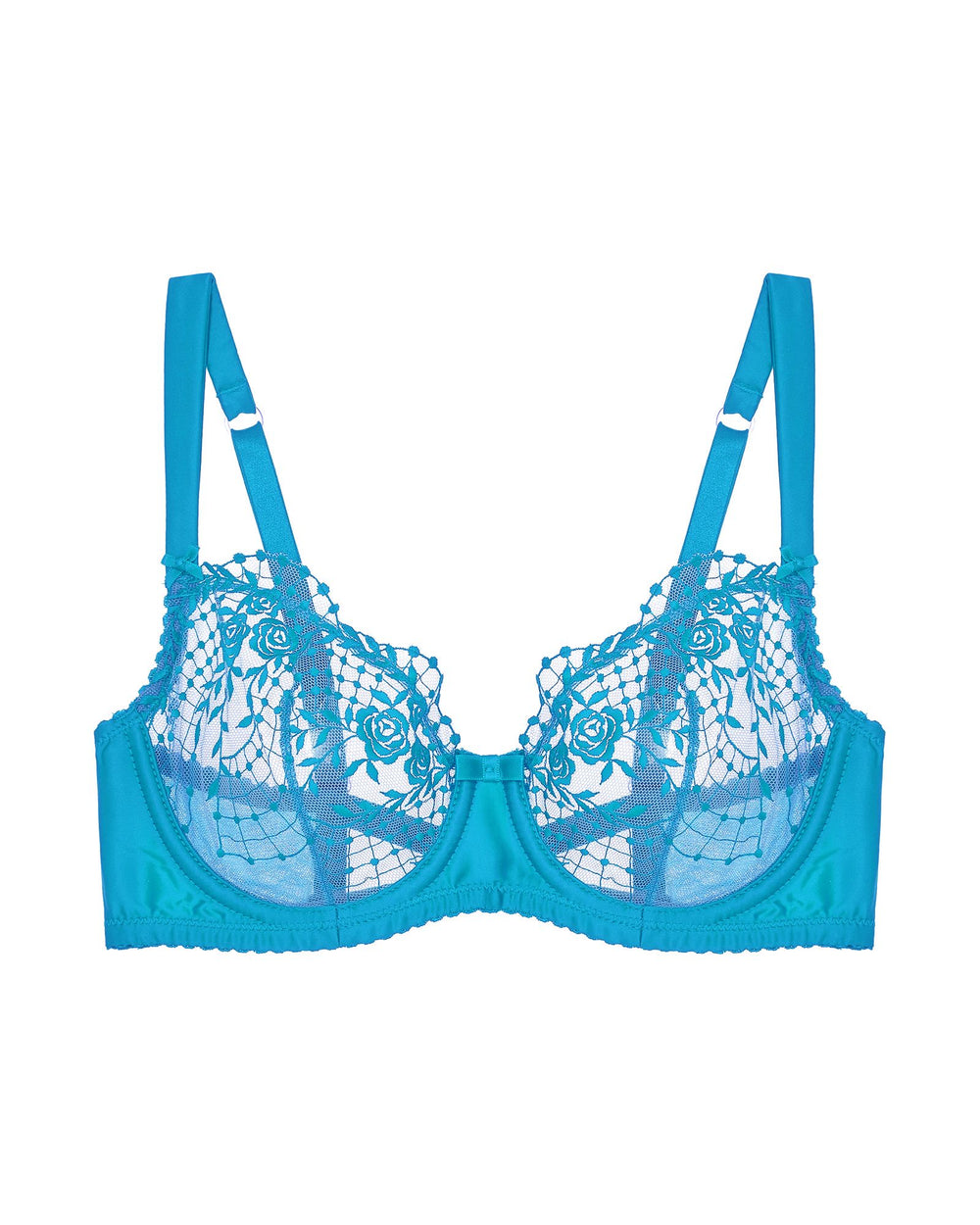 Dita Von Teese Julie's Roses Underwire Bra in blue