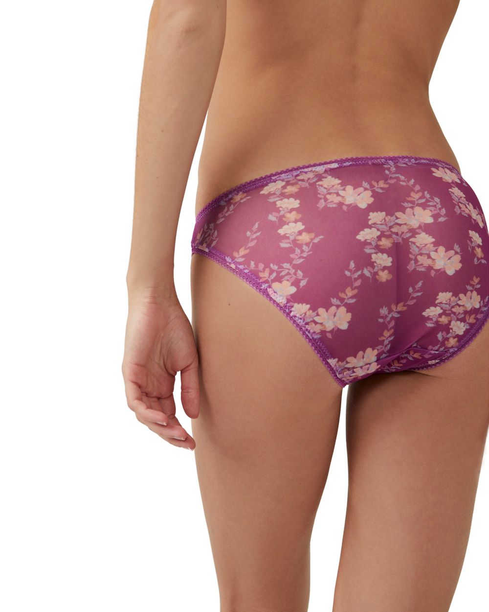 Free People Intimately FP Printed Hide & Seek Bikini in purple
