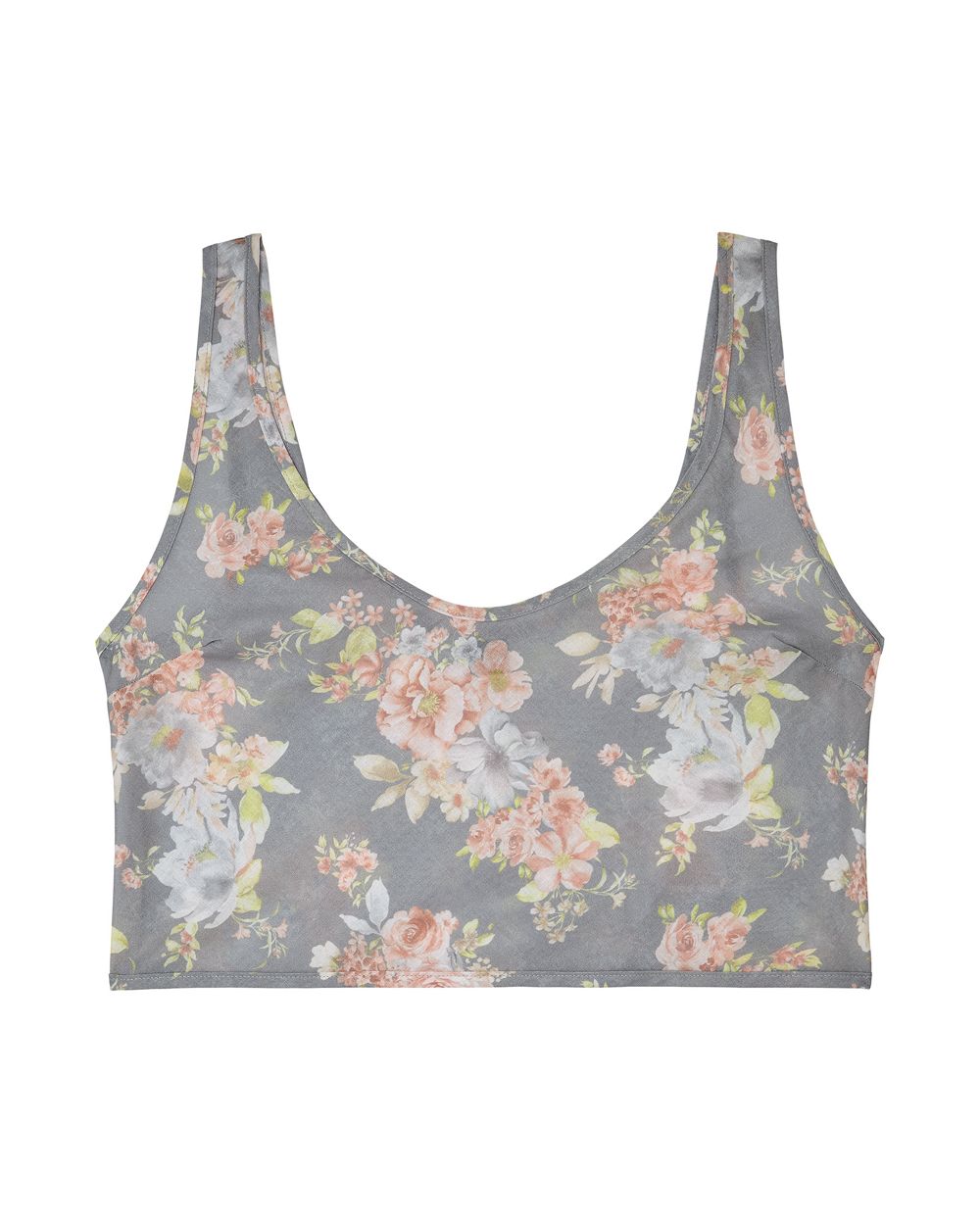 Only Hearts Marianne Cropped Tank in gray