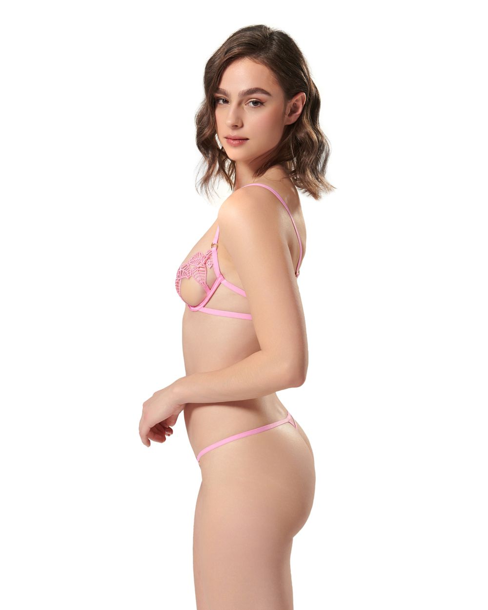Bluebella Sapphira Thong in pink