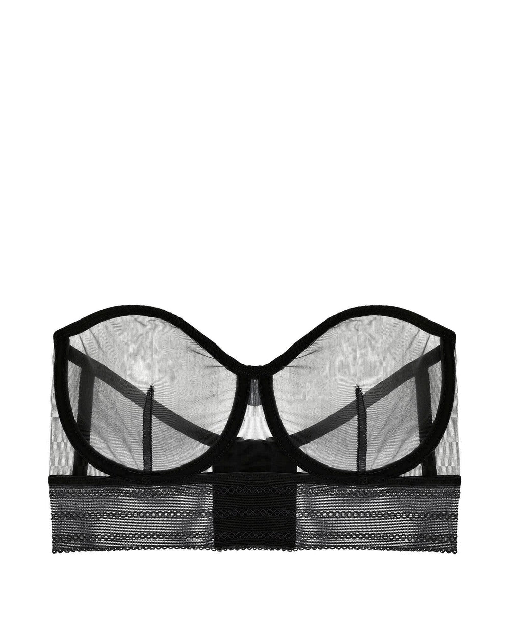 Else Bare Underwire Strapless Bra in black