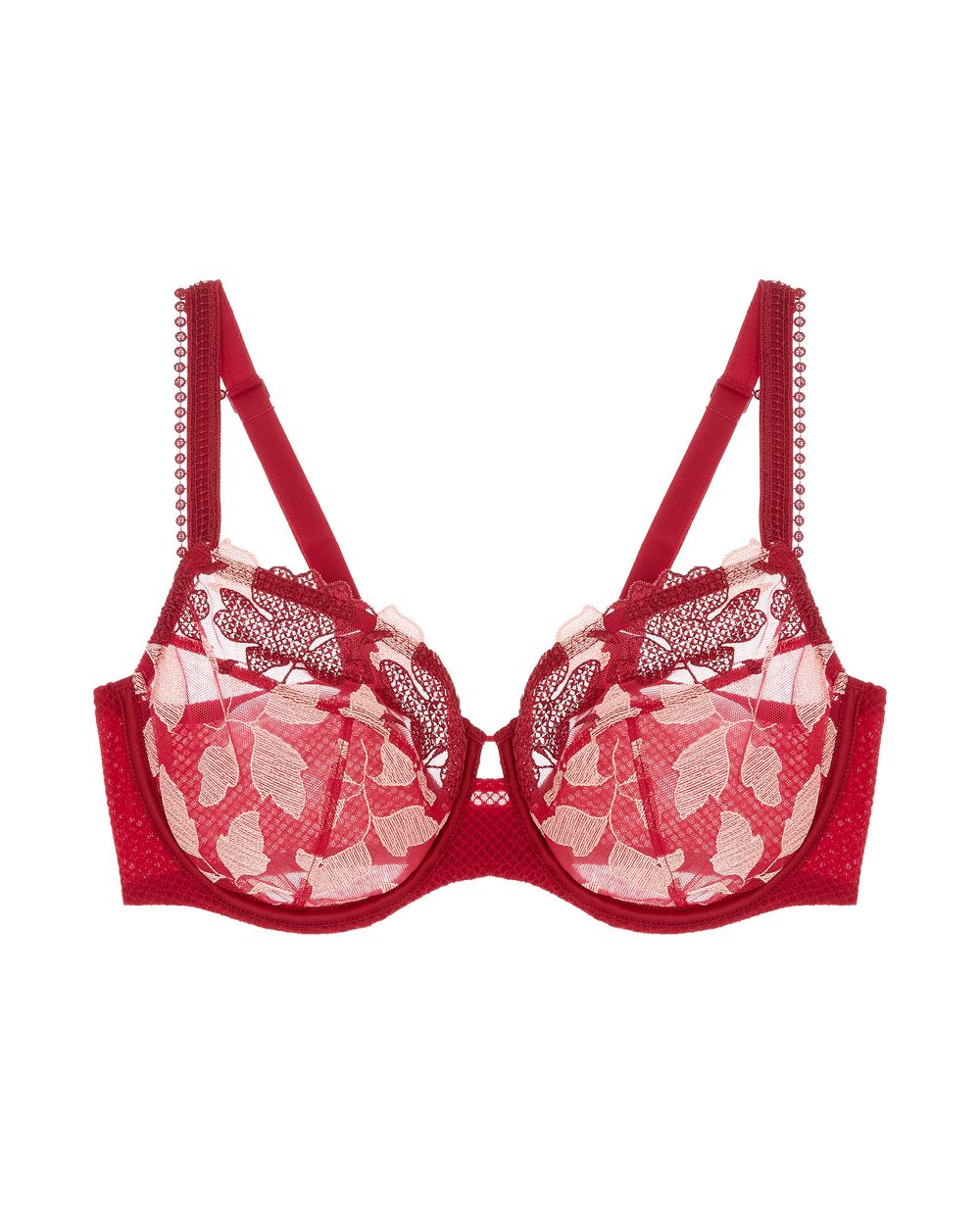 Simone Perele Dahlia Full Cup Bra in red