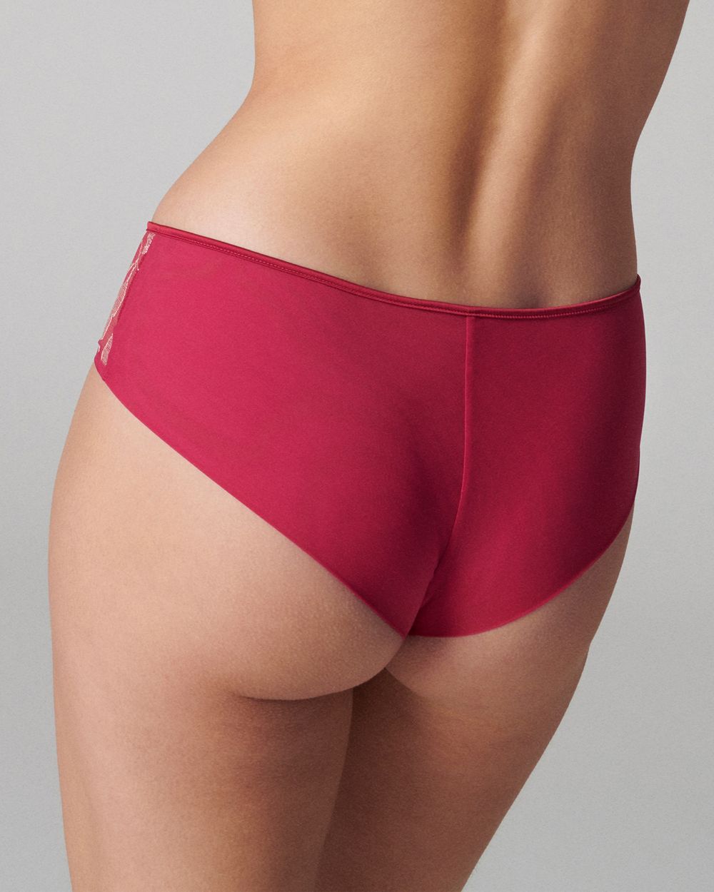 Simone Perele Dahlia Shorty in red