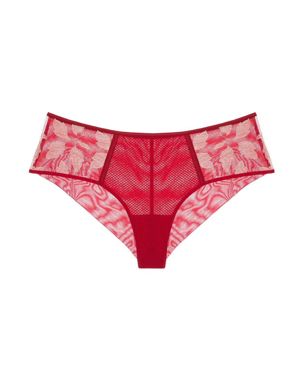 Simone Perele Dahlia Shorty in red