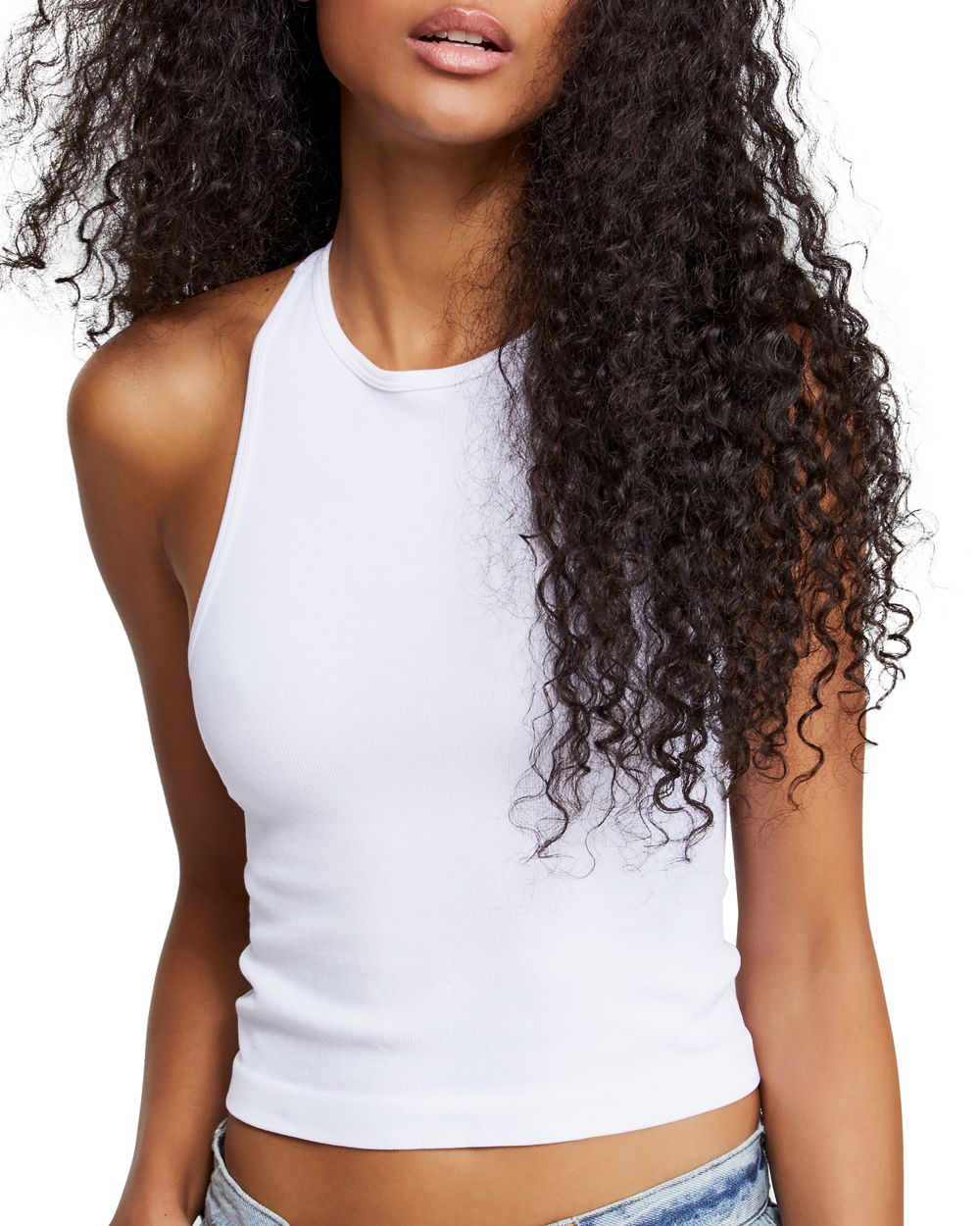 Free People Intimately FP Hayley Racerback in white