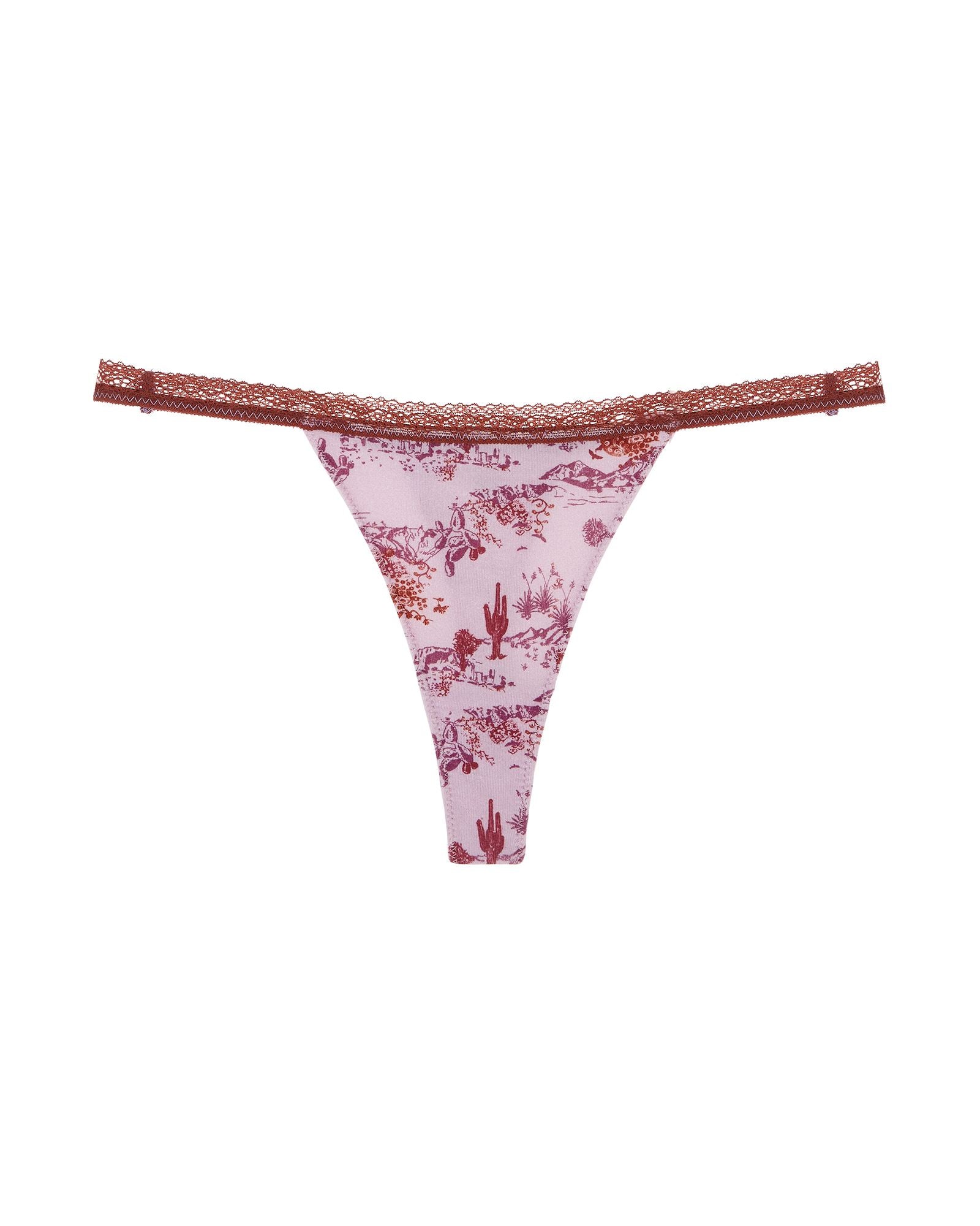 Free People Intimately FP Sustainable String Thong in pink