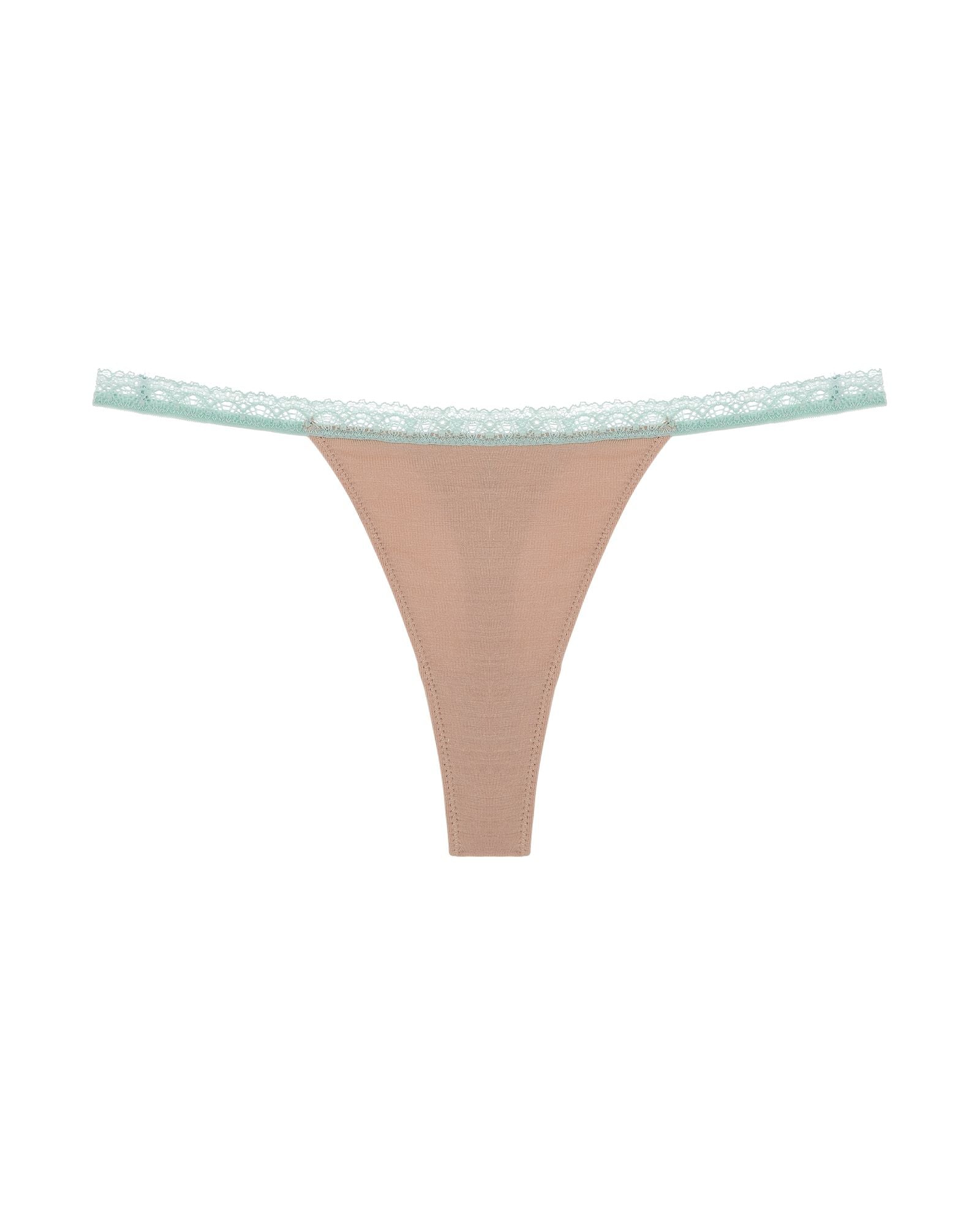 Free People Intimately FP Sustainable String Thong in brown