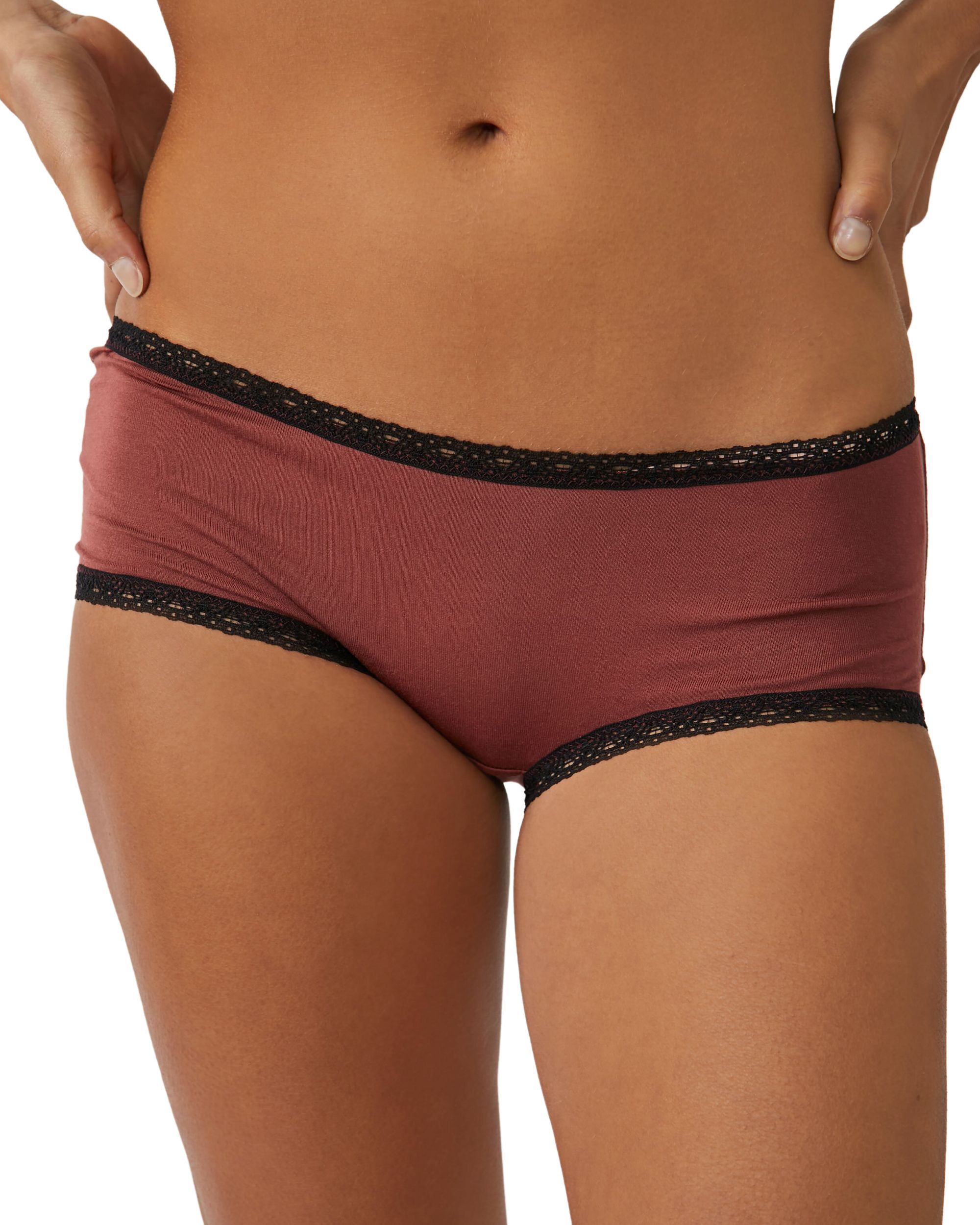 Free People Intimately FP Sustainable Low Rise Hipster in brown