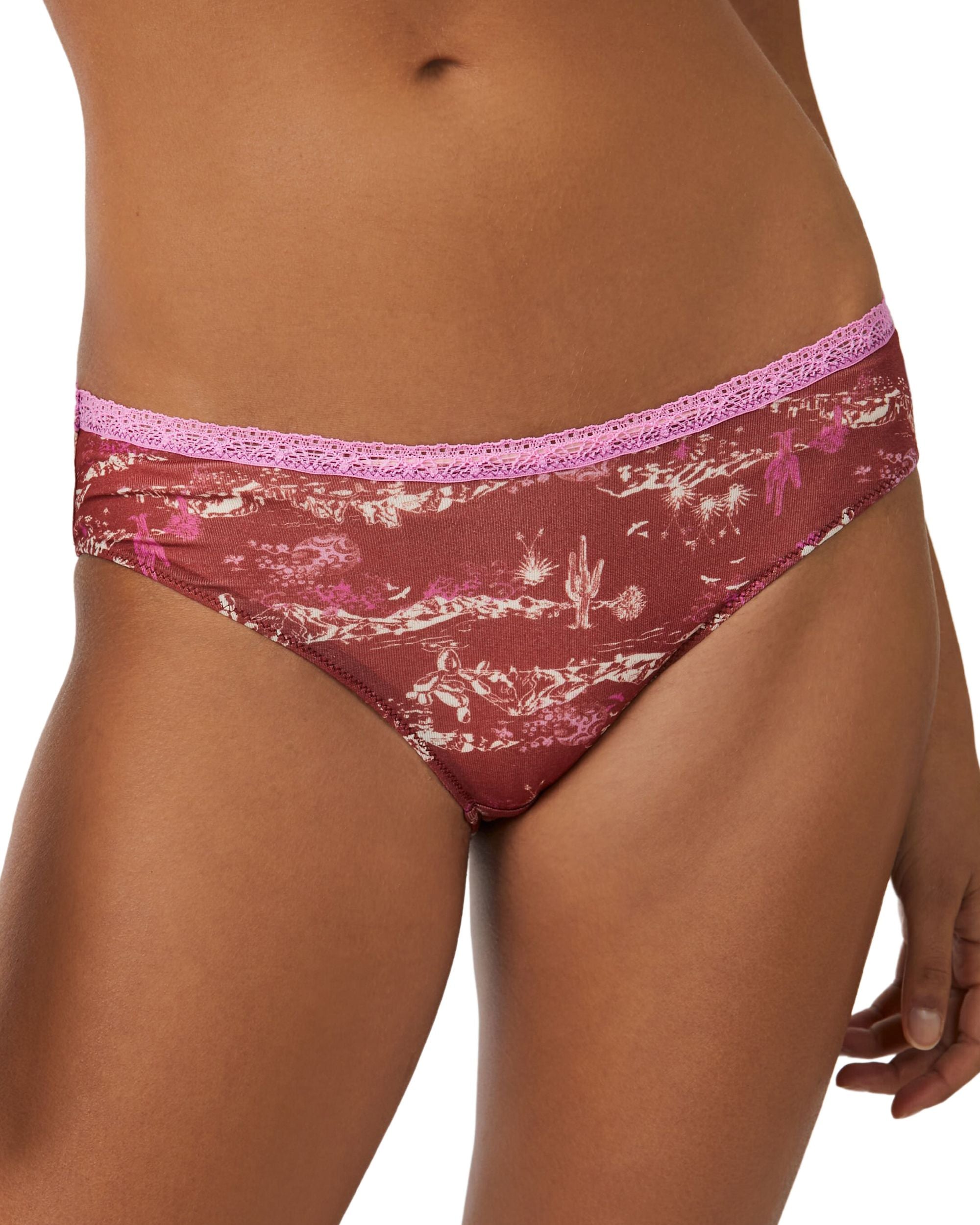 Free People Intimately FP Sustainable Bikini in red