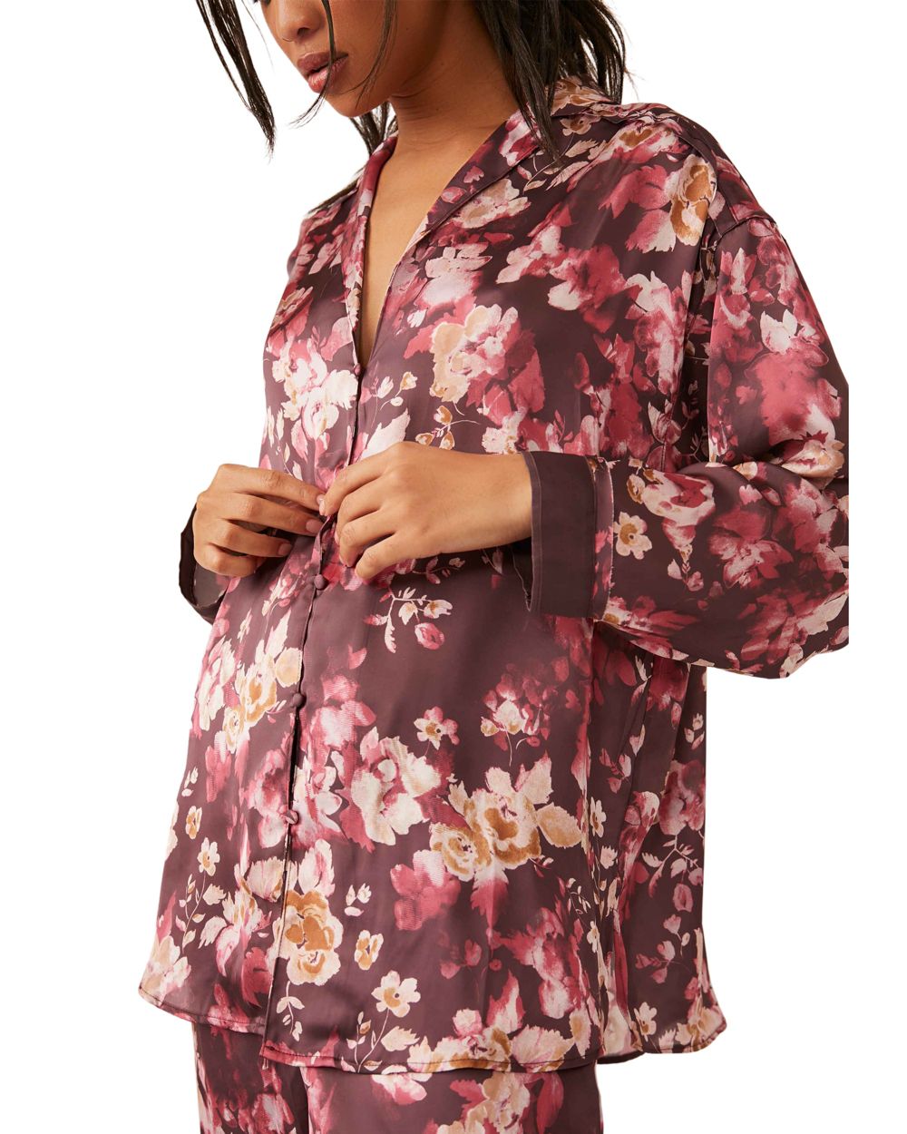 Free People Intimately FP Dreamy Days Pajama Set in red