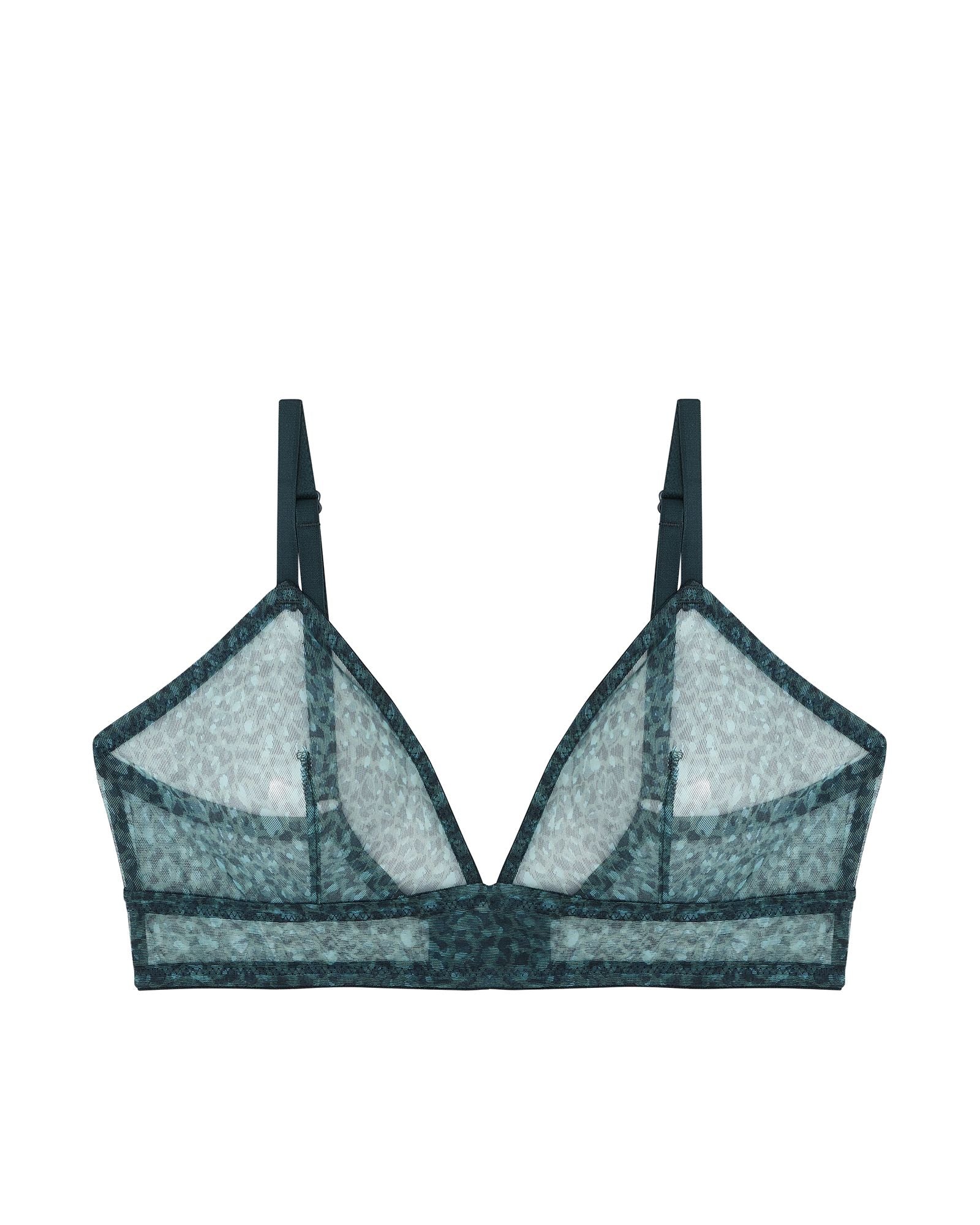 Else Aegean Soft Cup Triangle Bra in green