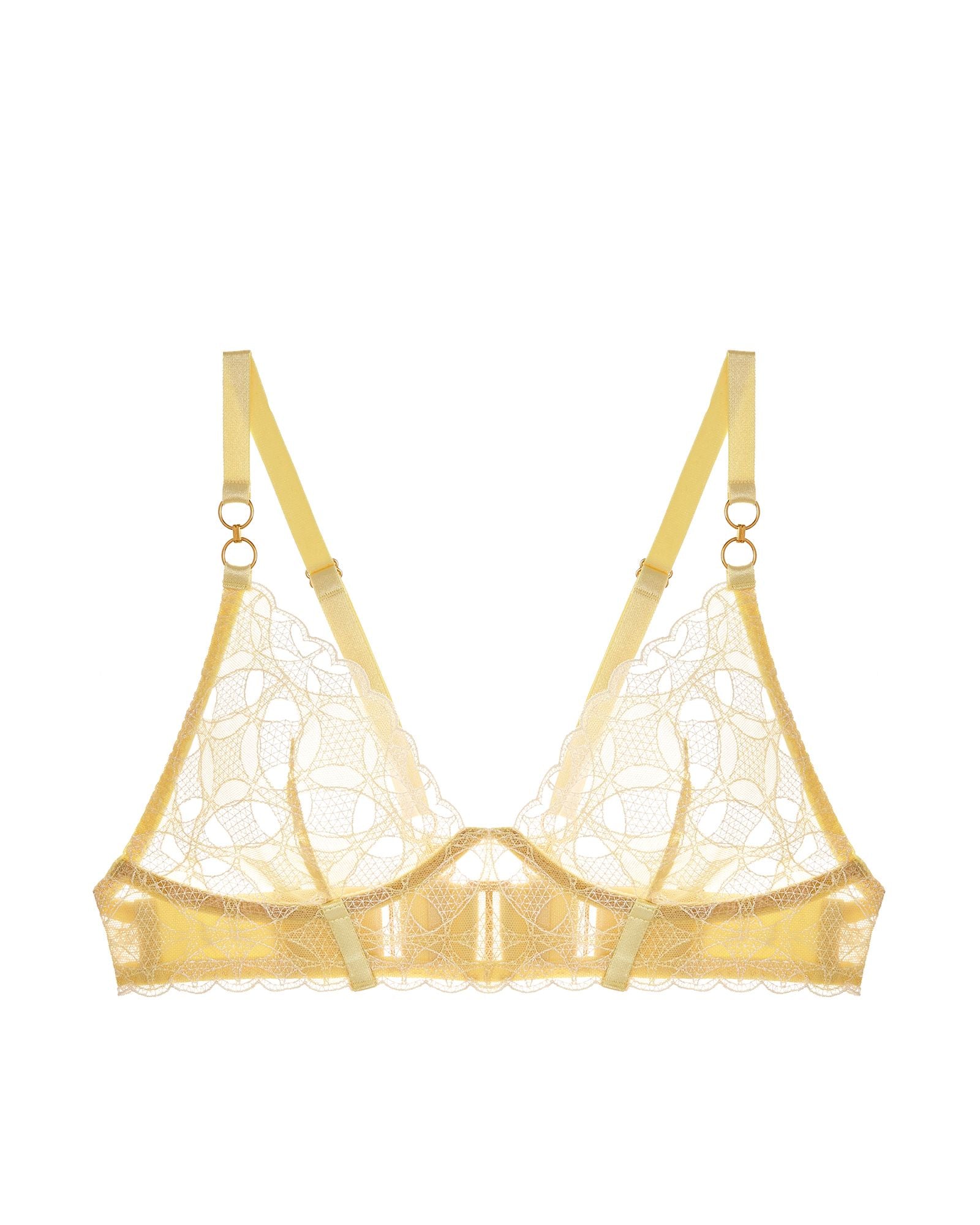 Bordelle Alta Soft Cup Bra in yellow
